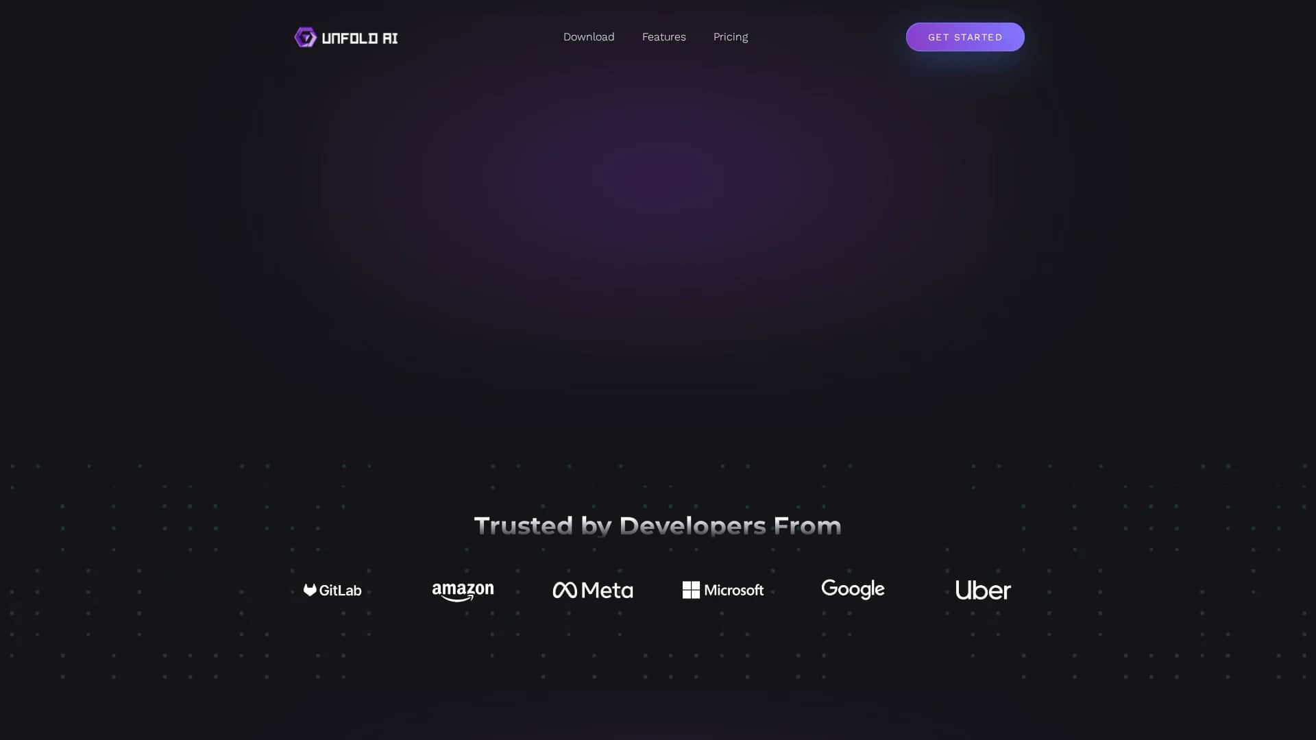 unfold-ai homepage