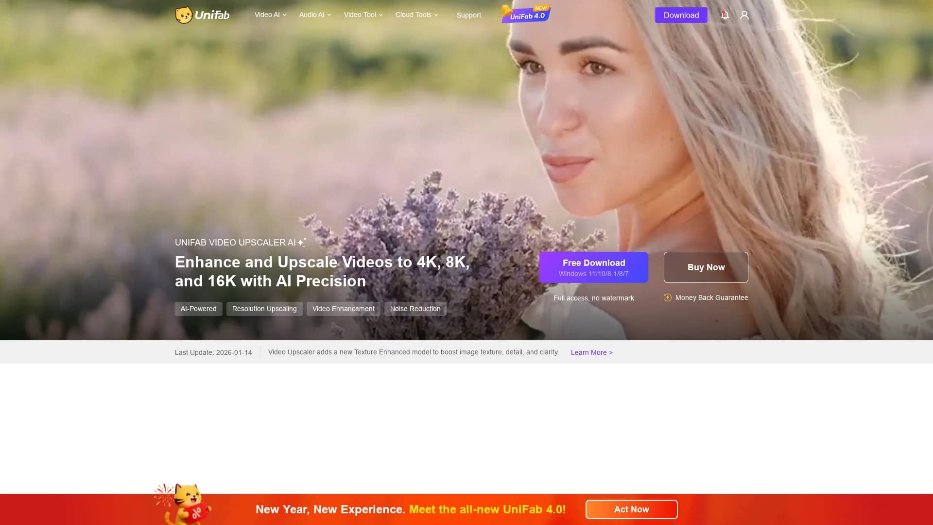 unifab-video-enlarger-ai homepage