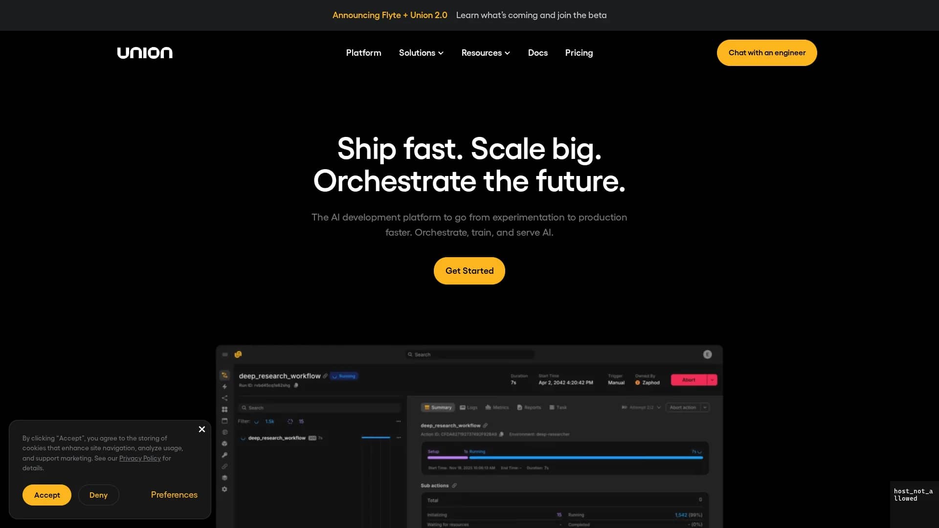 union-cloud homepage