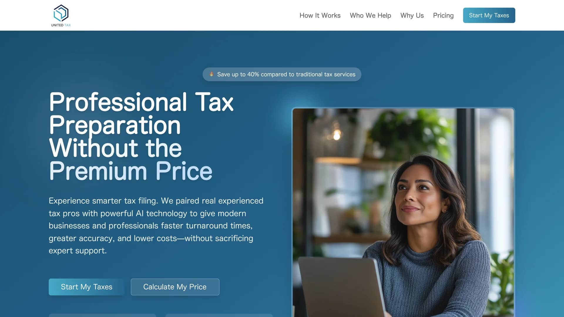 unitedtax-ai homepage