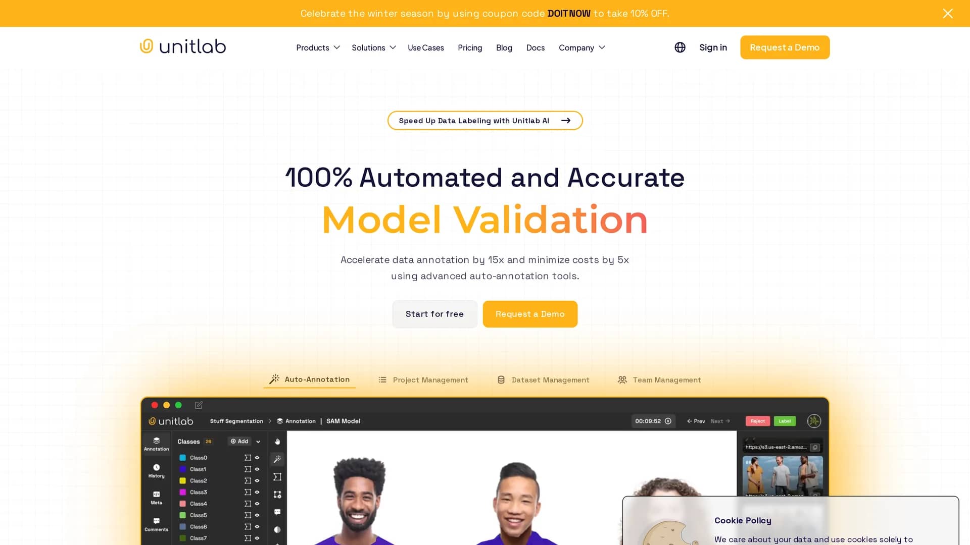 unitlab-ai homepage
