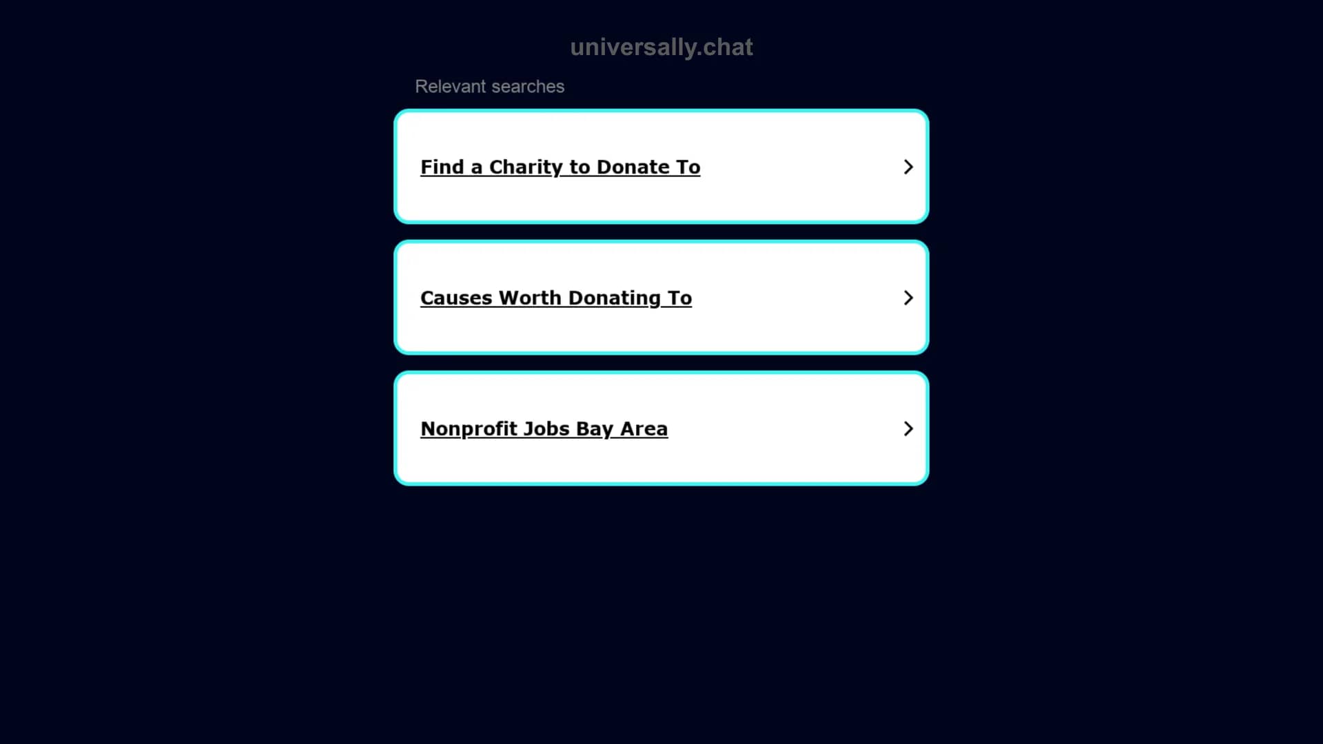 universally-chat homepage