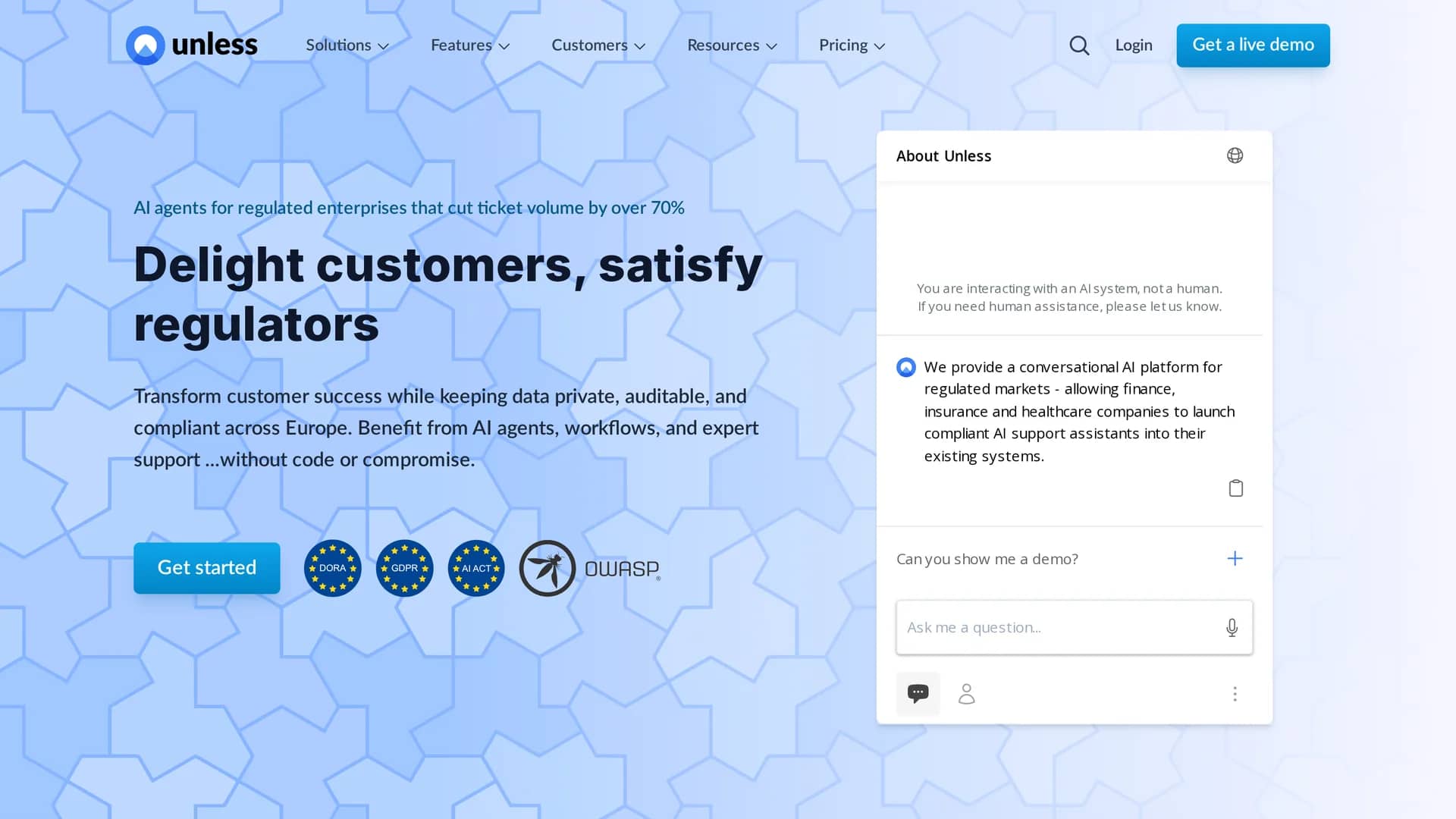unless-com homepage