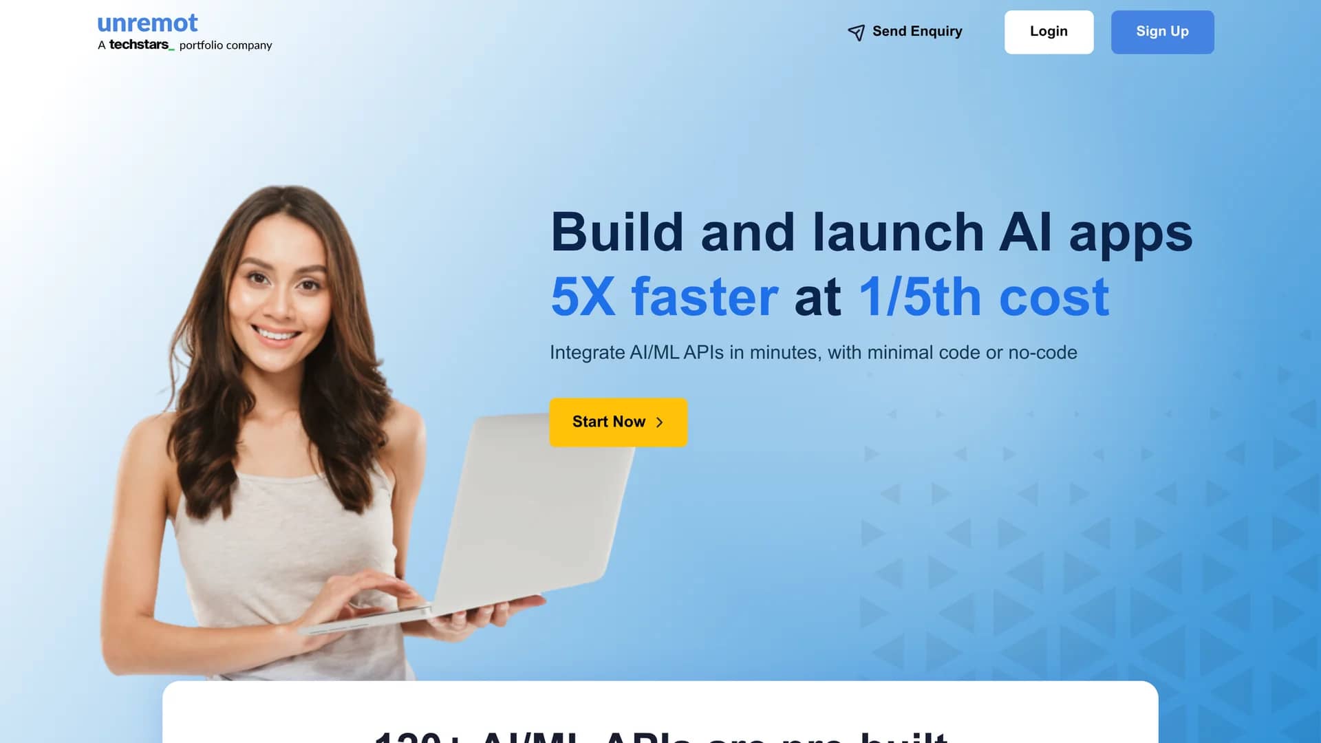 unremot homepage
