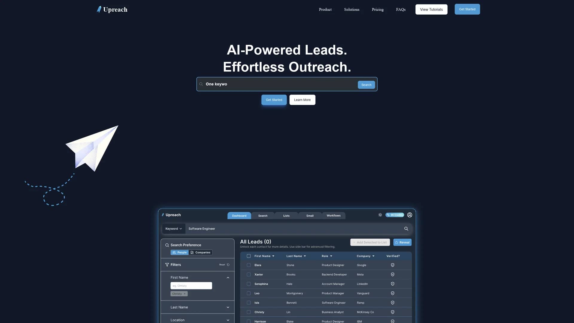 upreach homepage