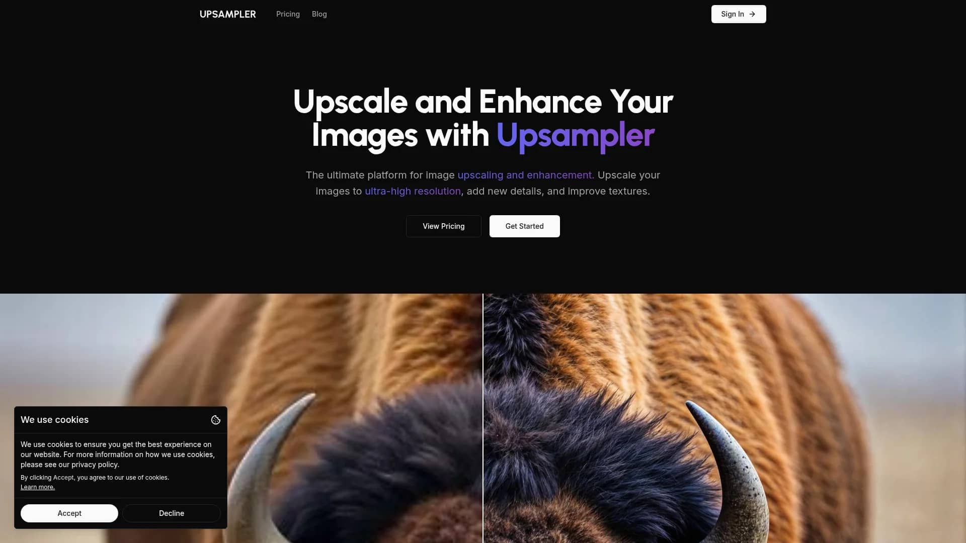 upsampler homepage