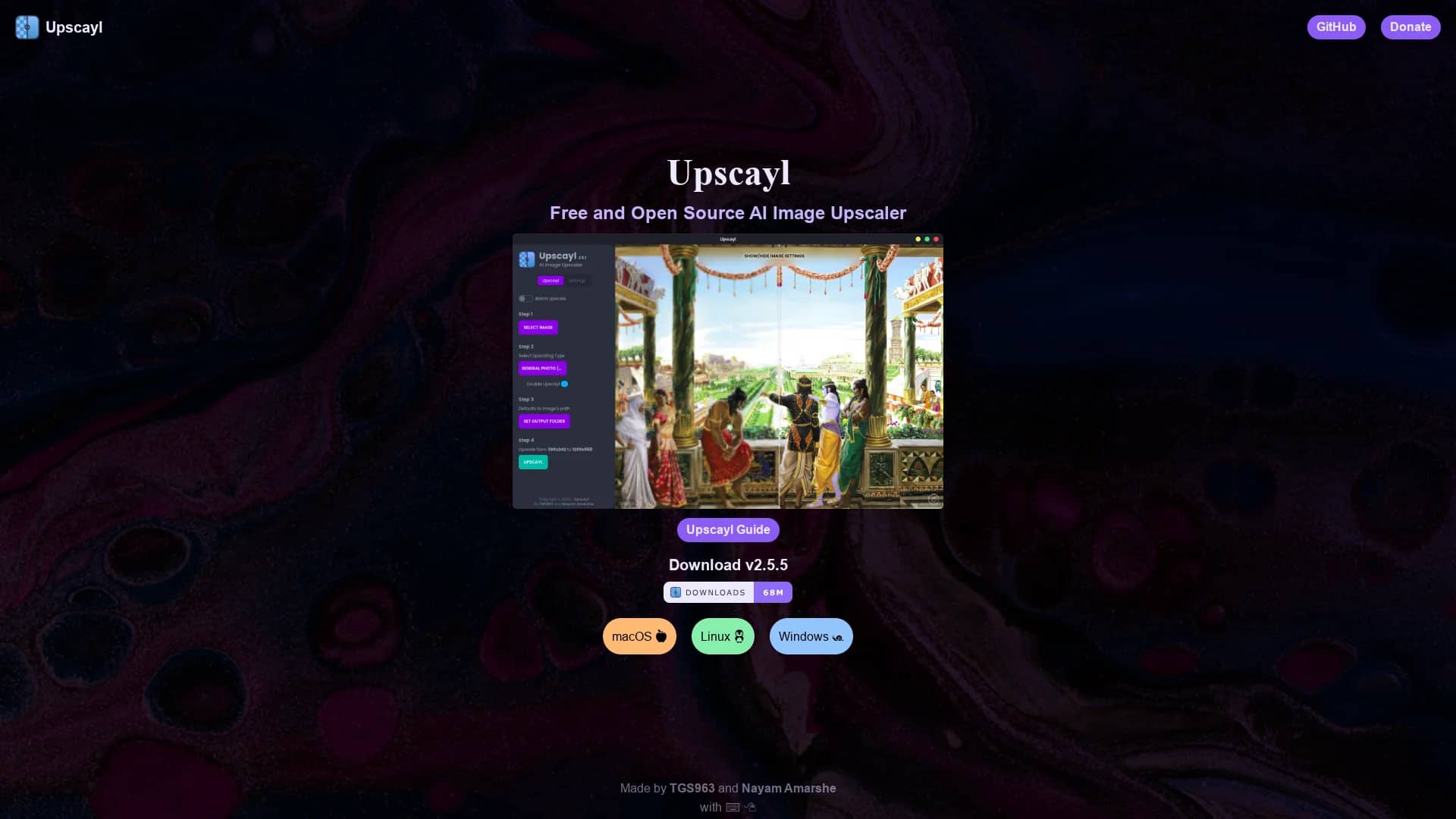 upscayl homepage