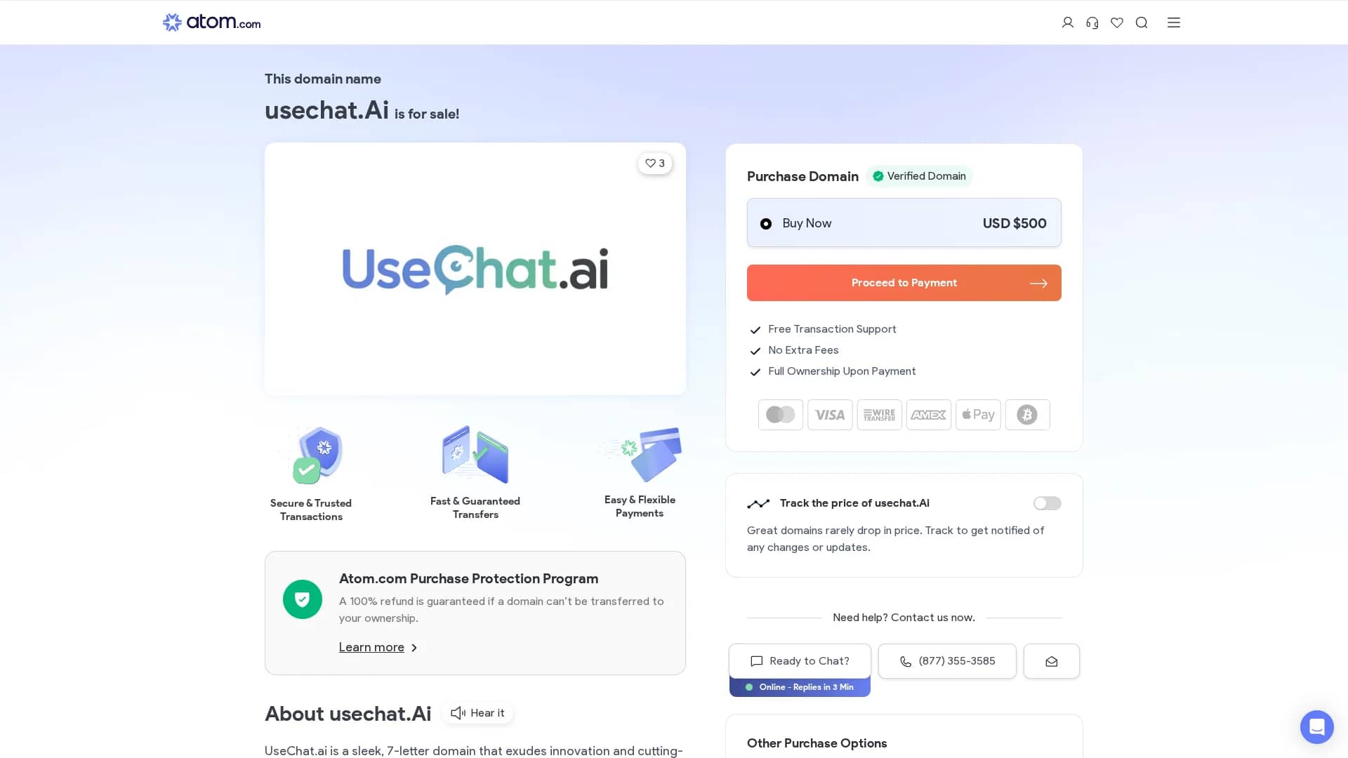 usechat homepage