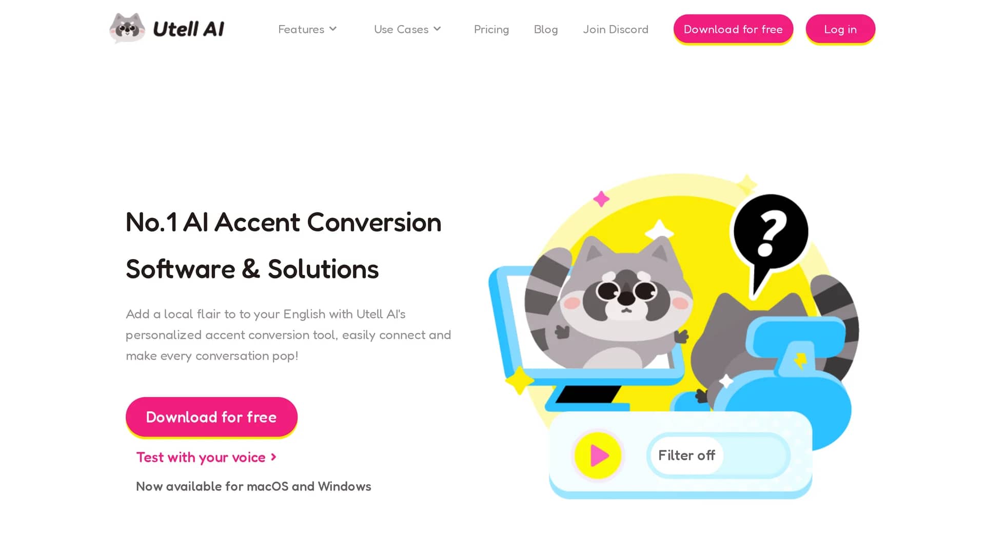 utell-ai homepage