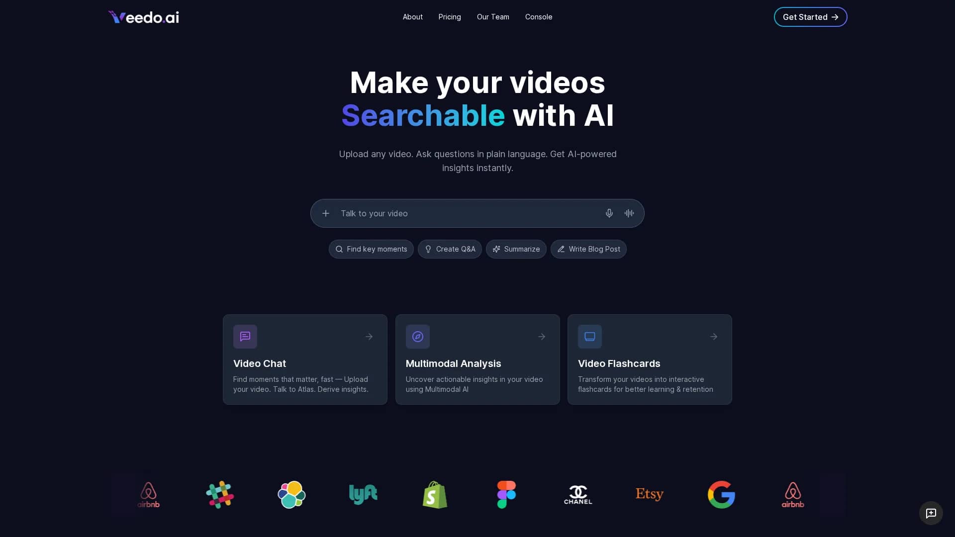 veedoai homepage