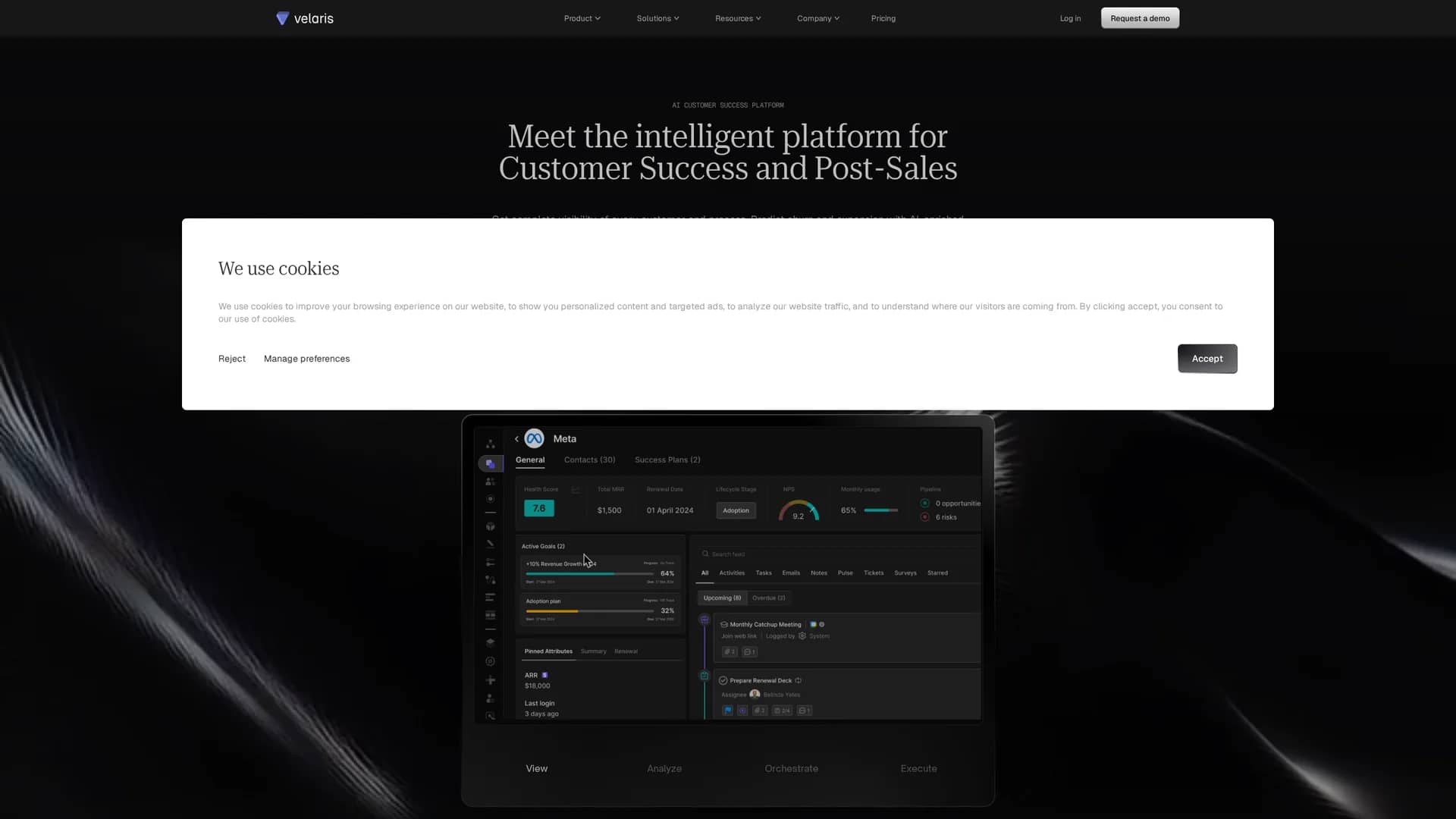 velaris homepage