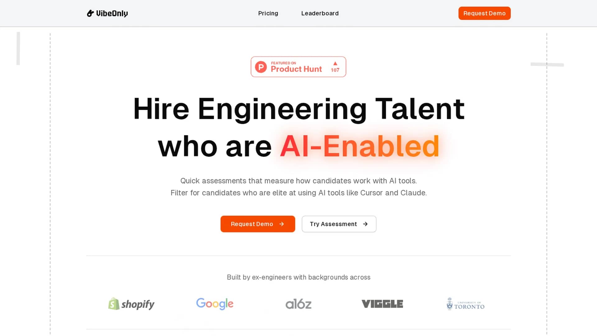vibeonly homepage