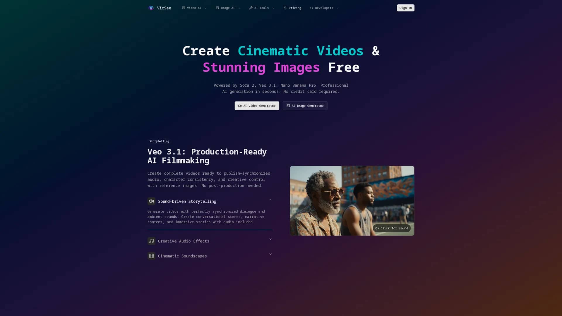 vicsee-com homepage