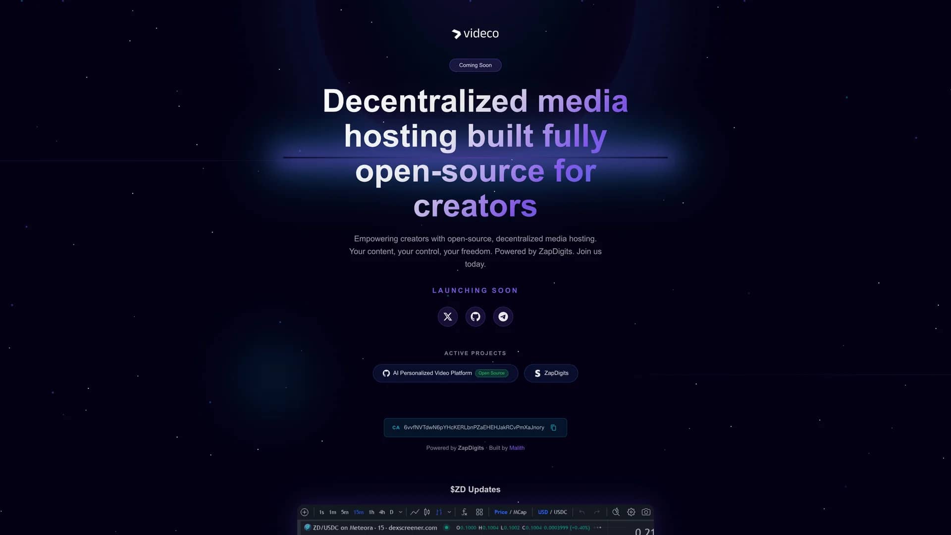 videco-io homepage