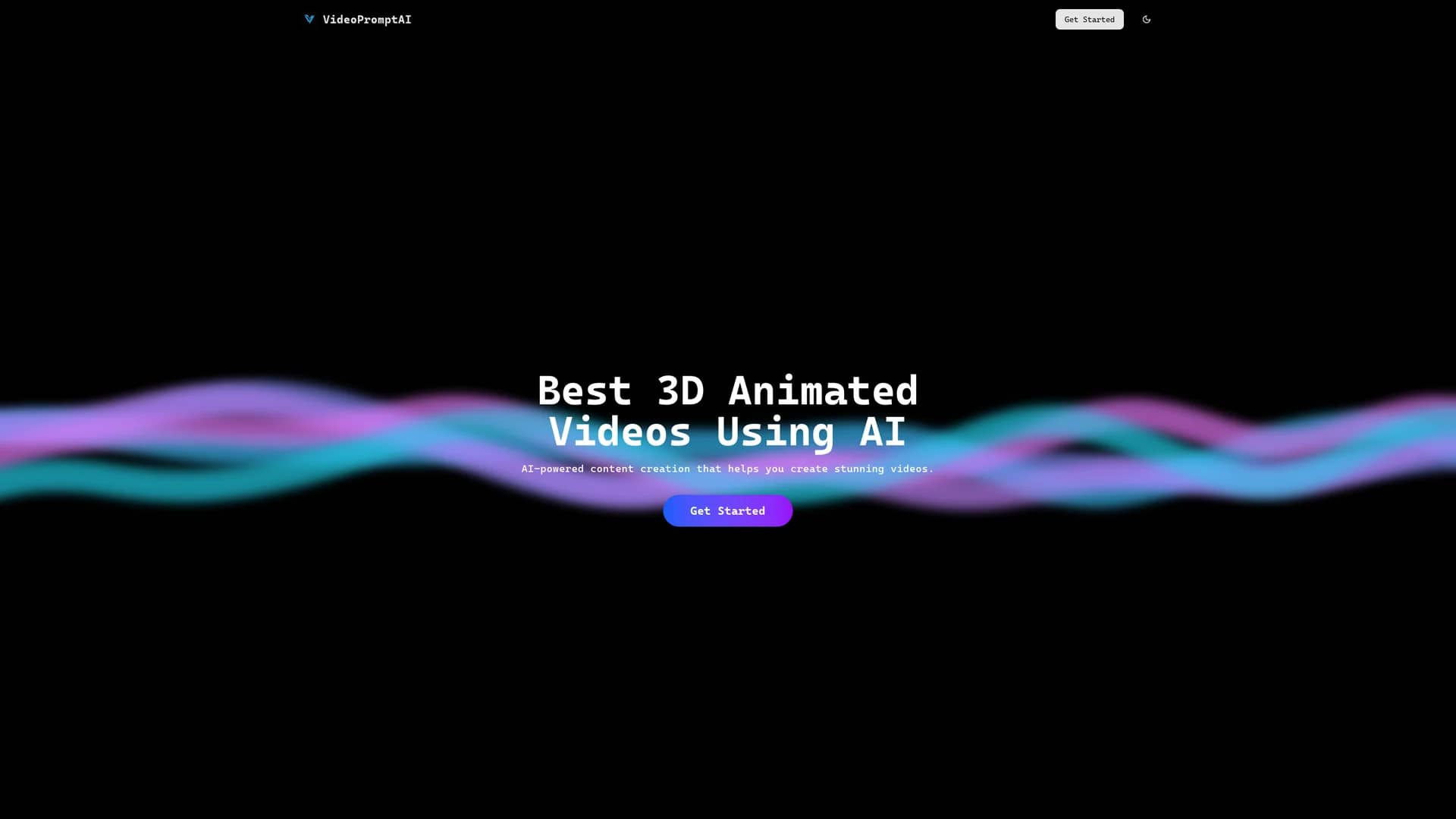 video-prompt-ai homepage