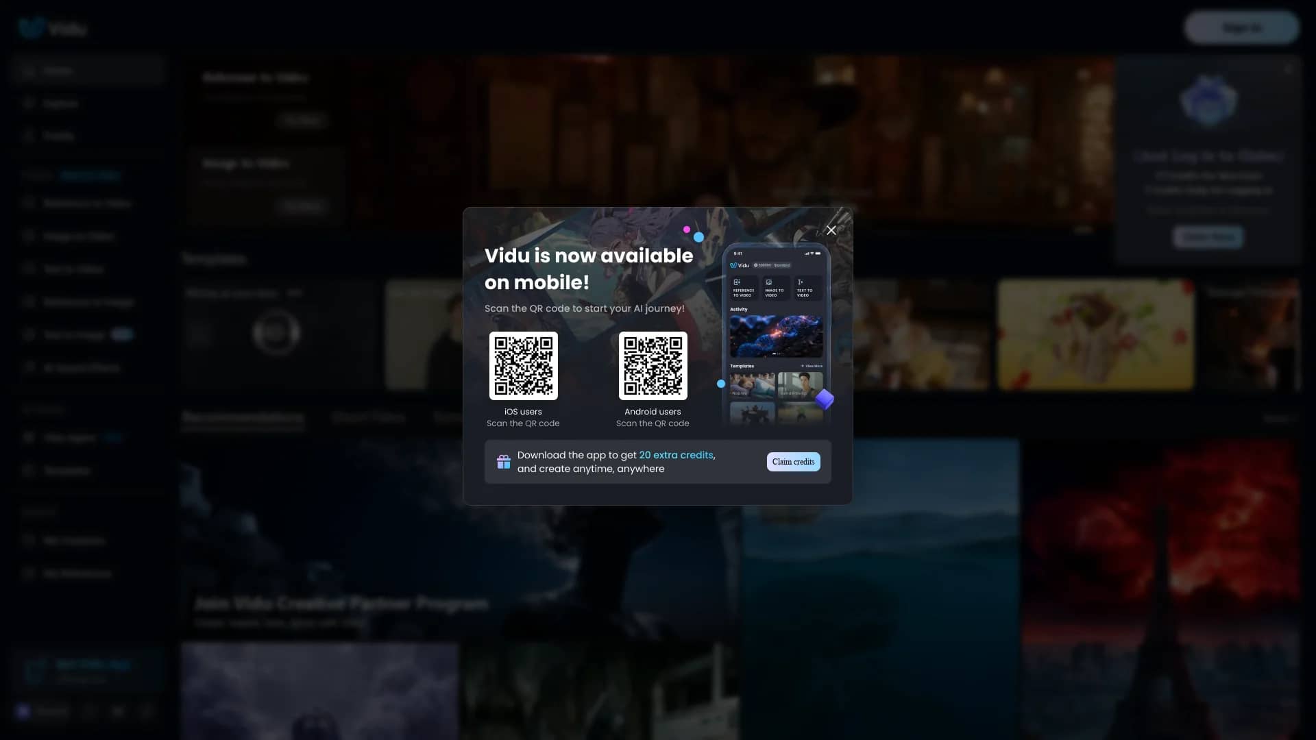 vidu-ai homepage