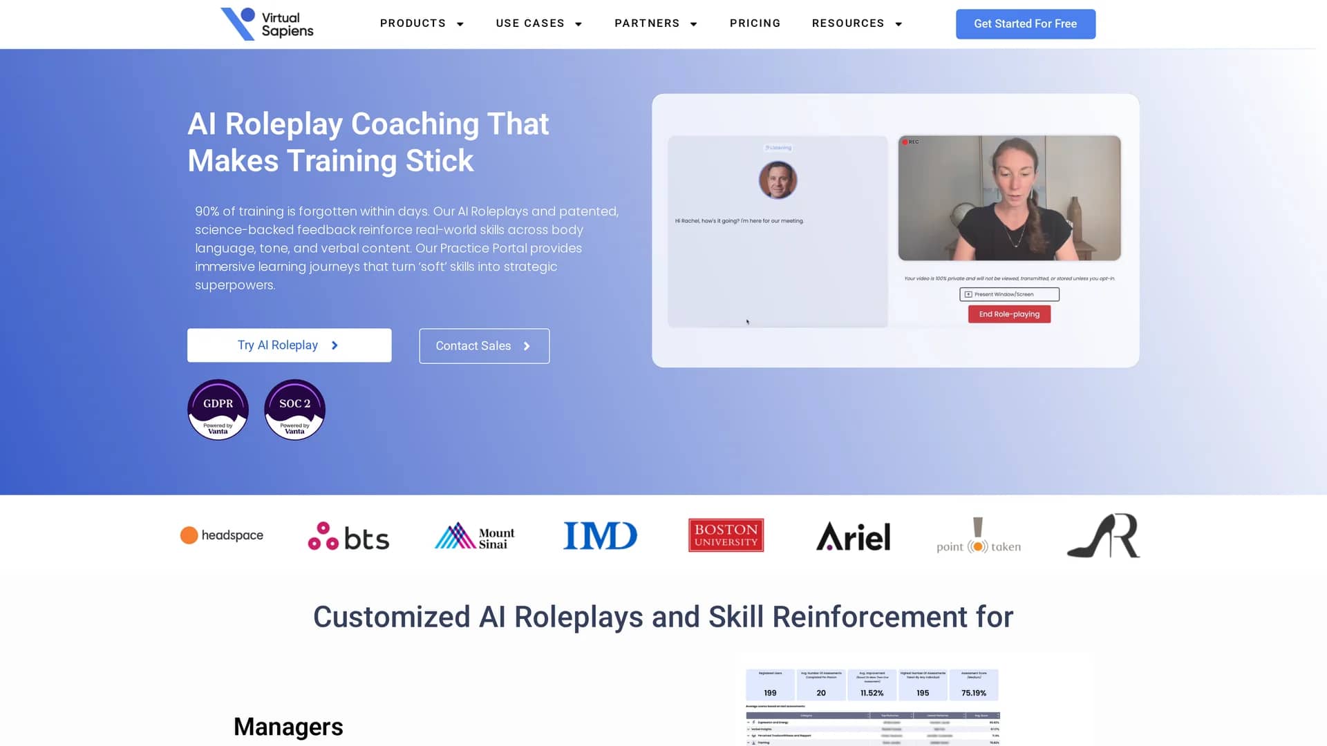 virtual-sapiens homepage