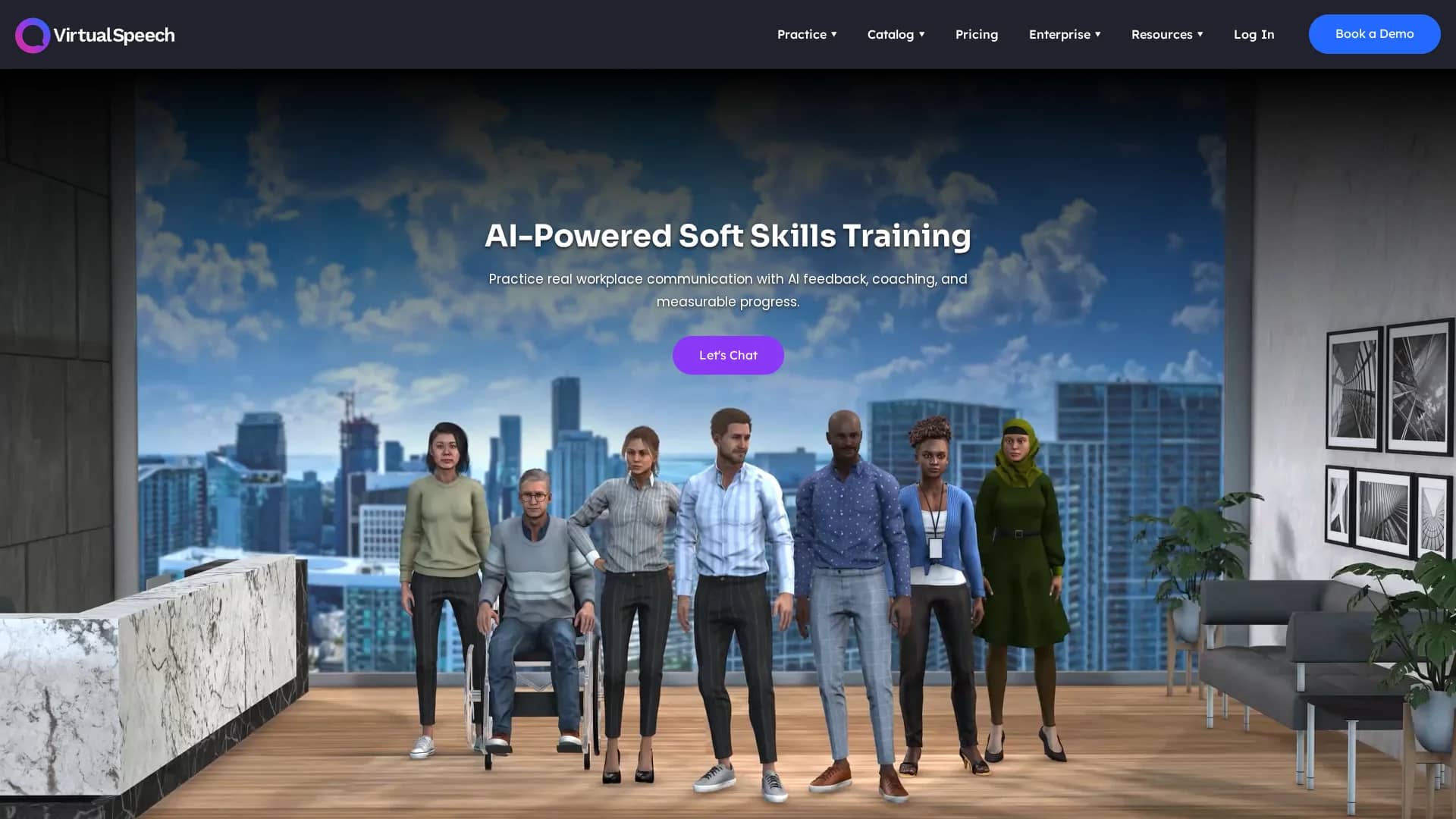 virtualspeech homepage