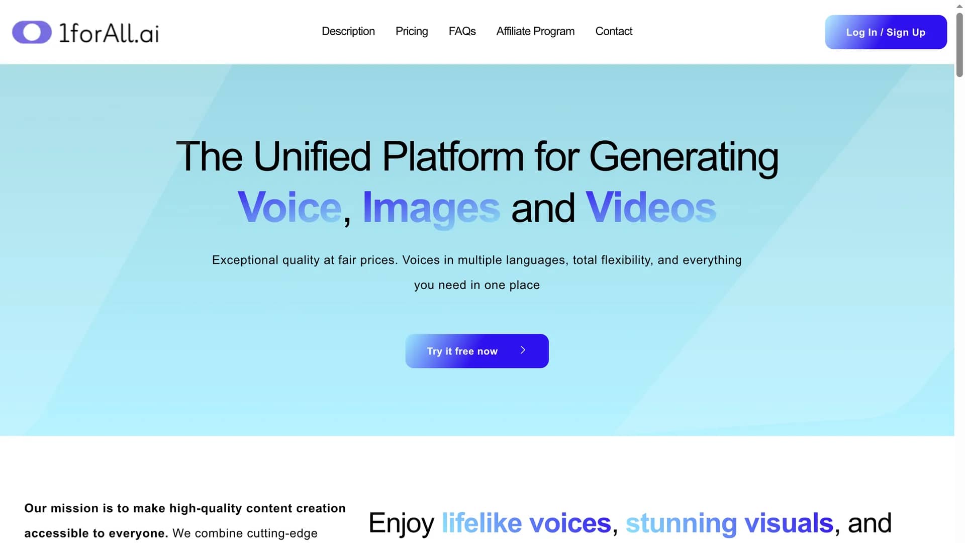 voicegen homepage