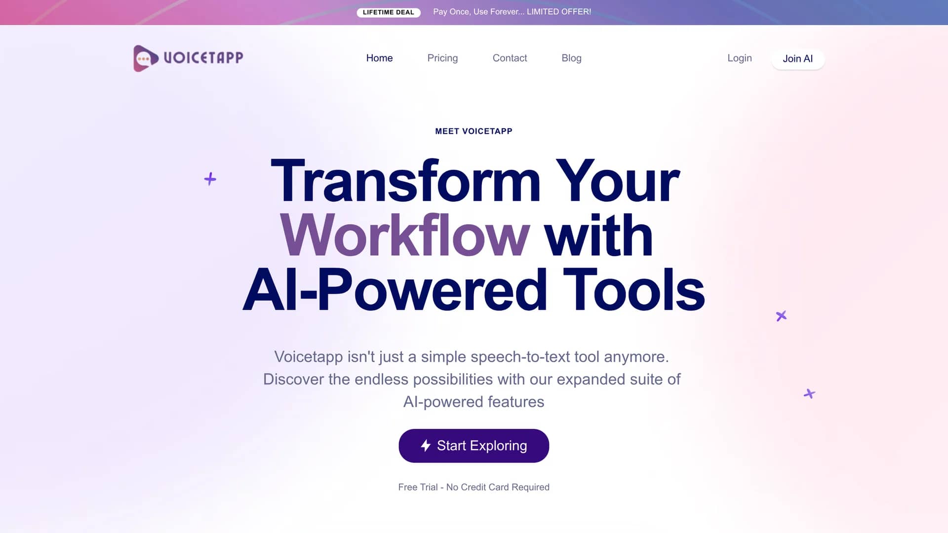 voicetapp homepage