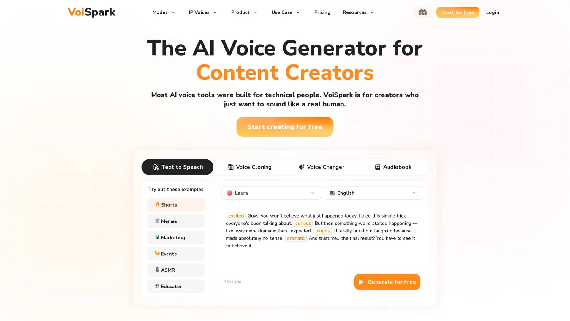 voispark homepage