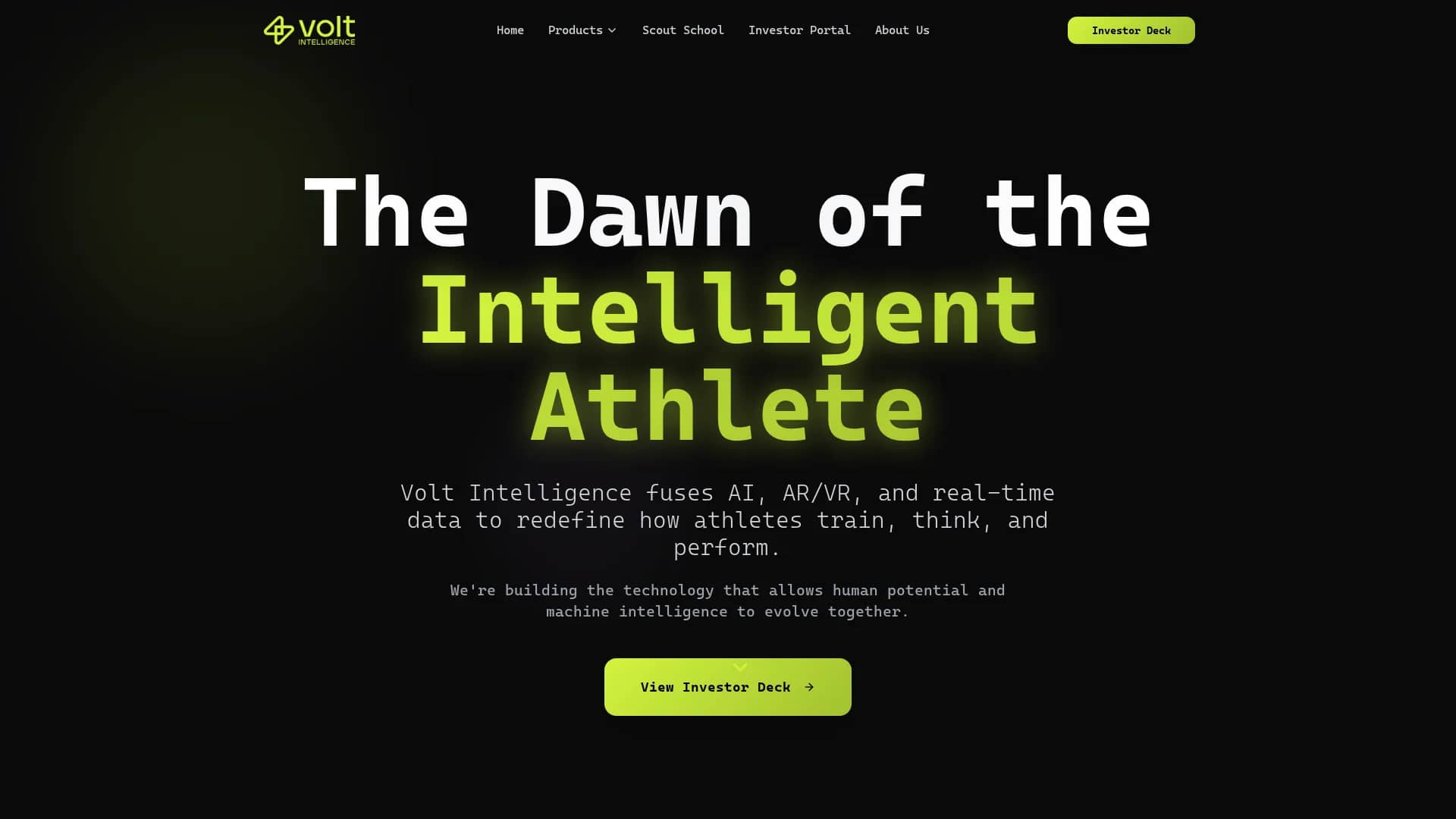 volt-intelligence homepage