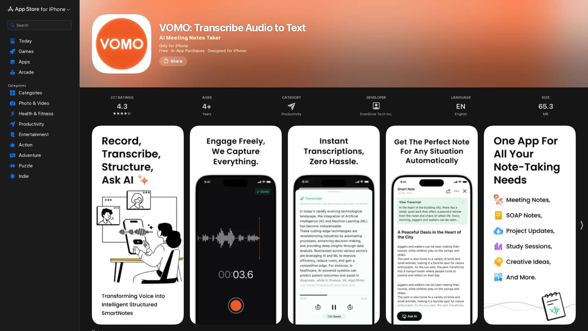 vomo homepage