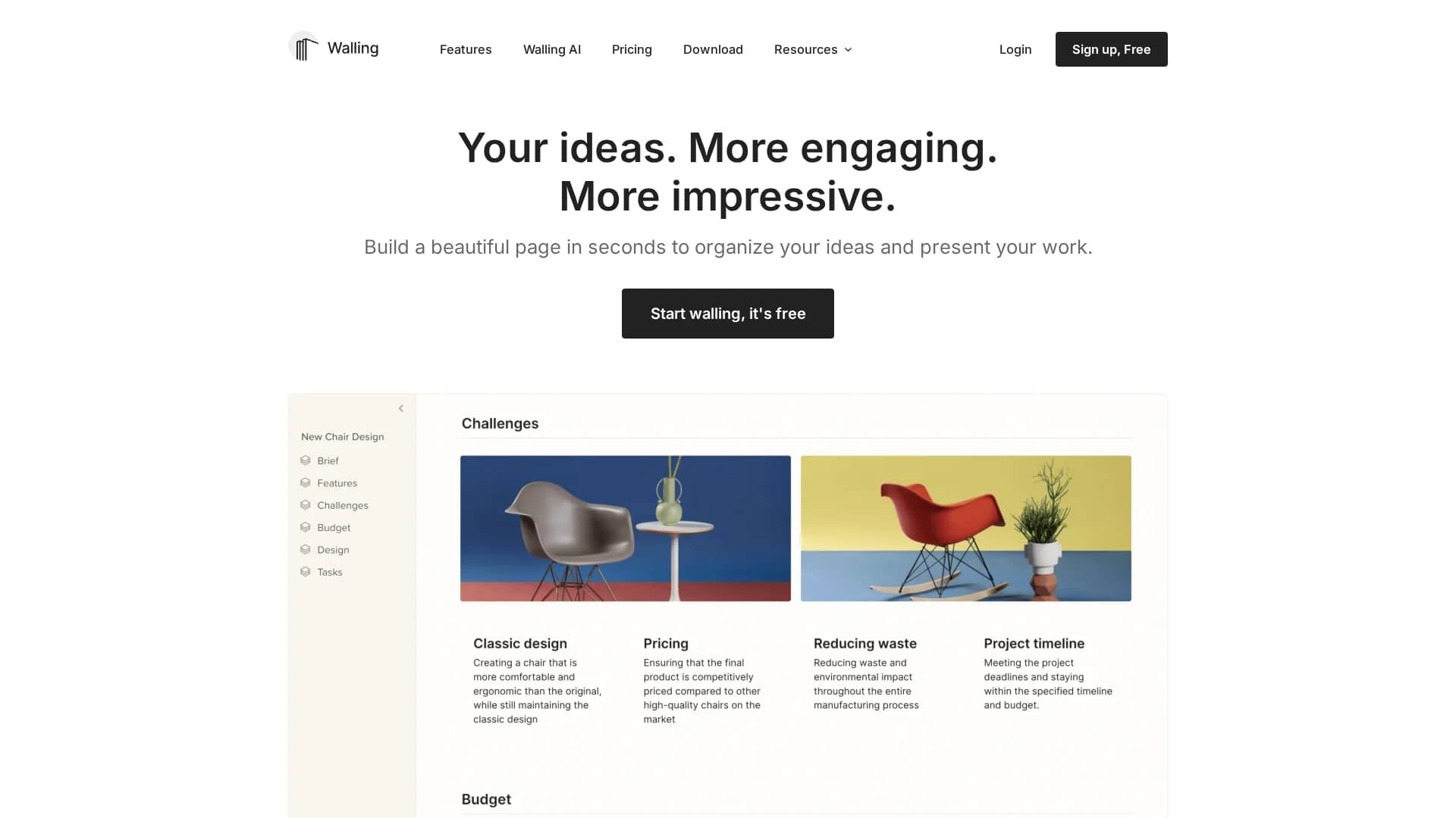 walling-ai homepage