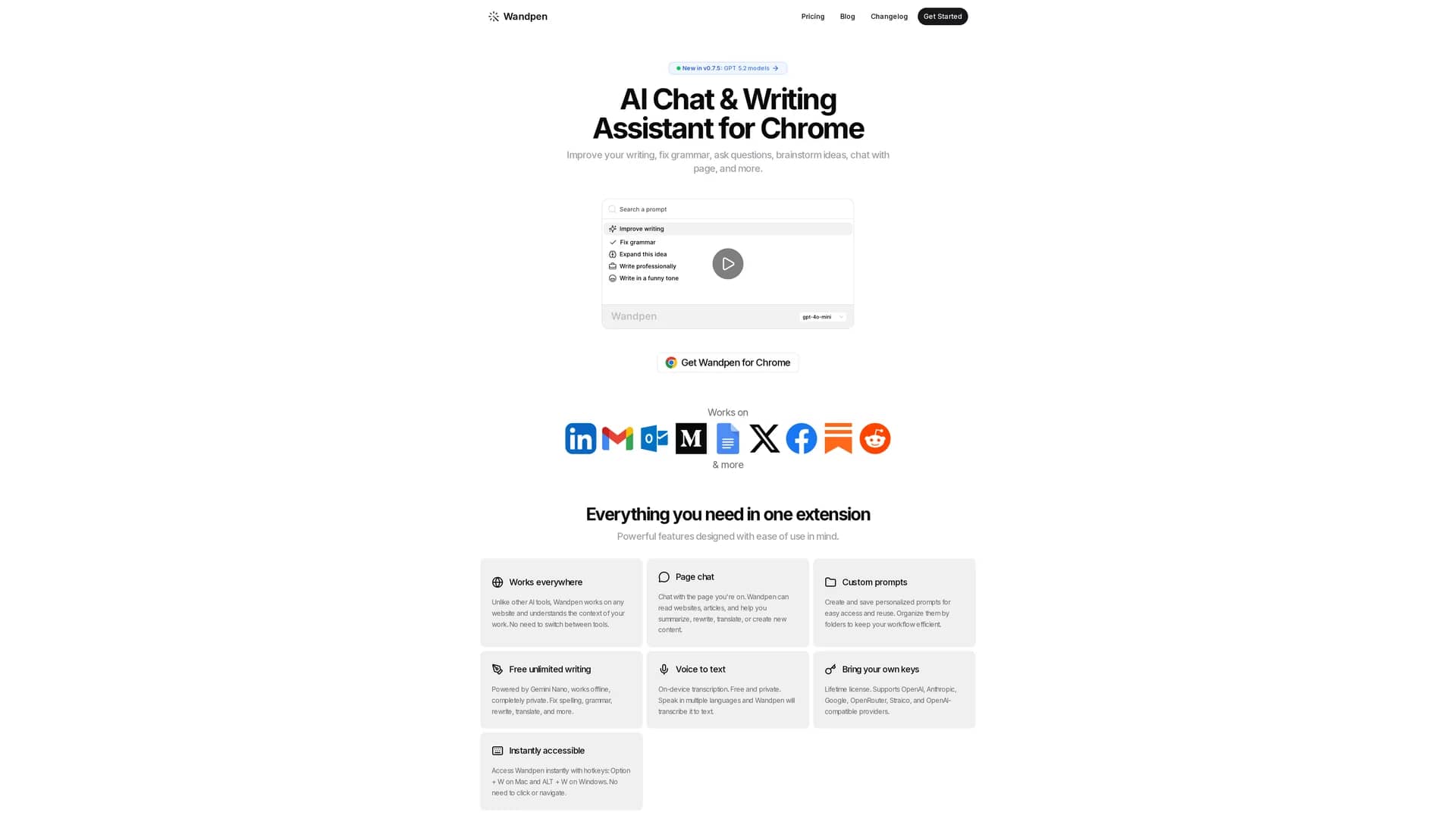 wandpen homepage