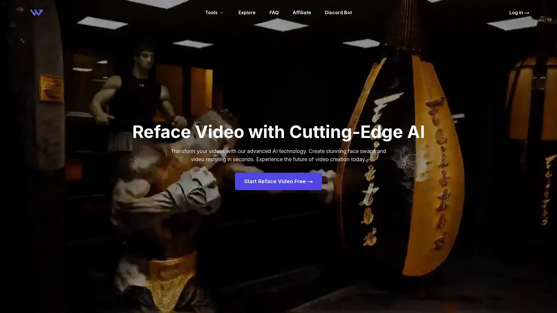 warpvideo-ai homepage