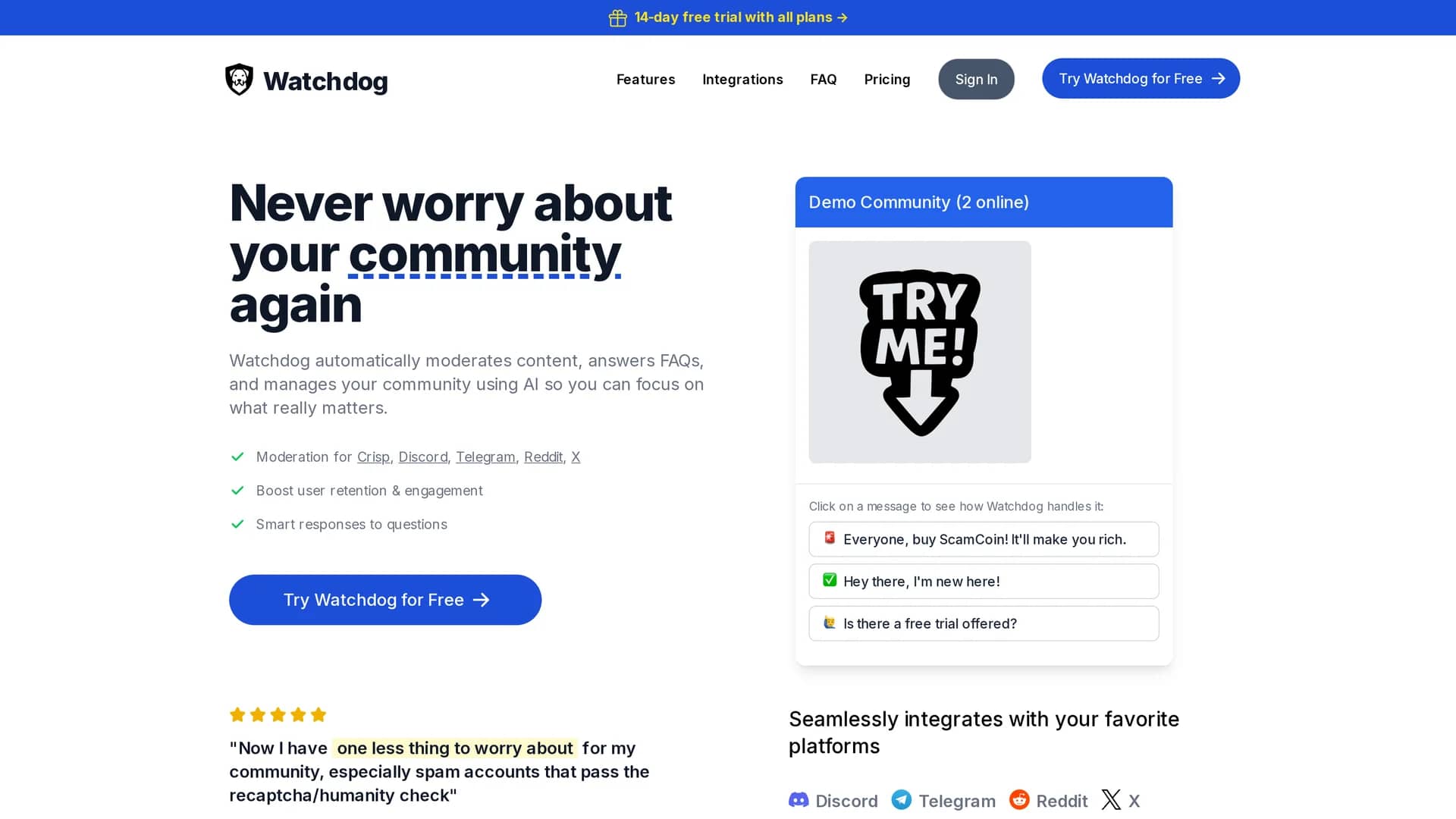 watchdog-ai-chat-moderator homepage
