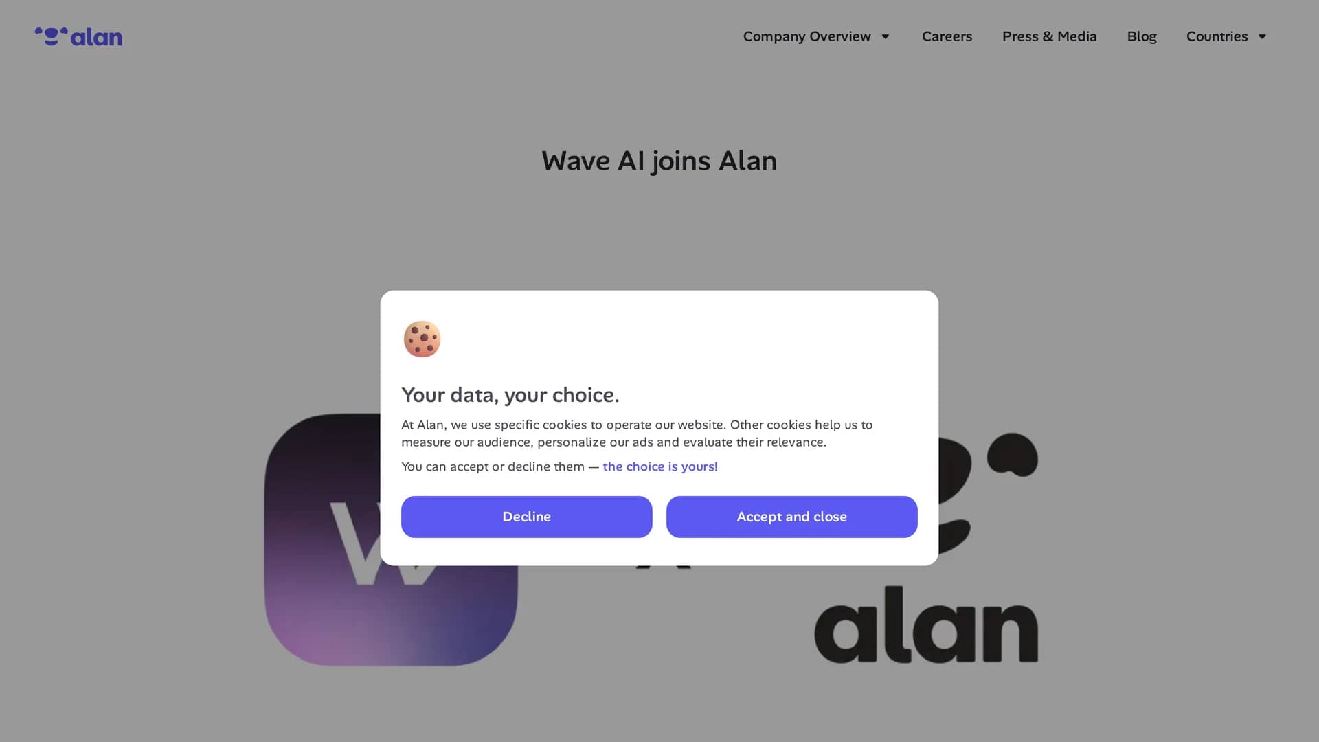 wave-ai homepage