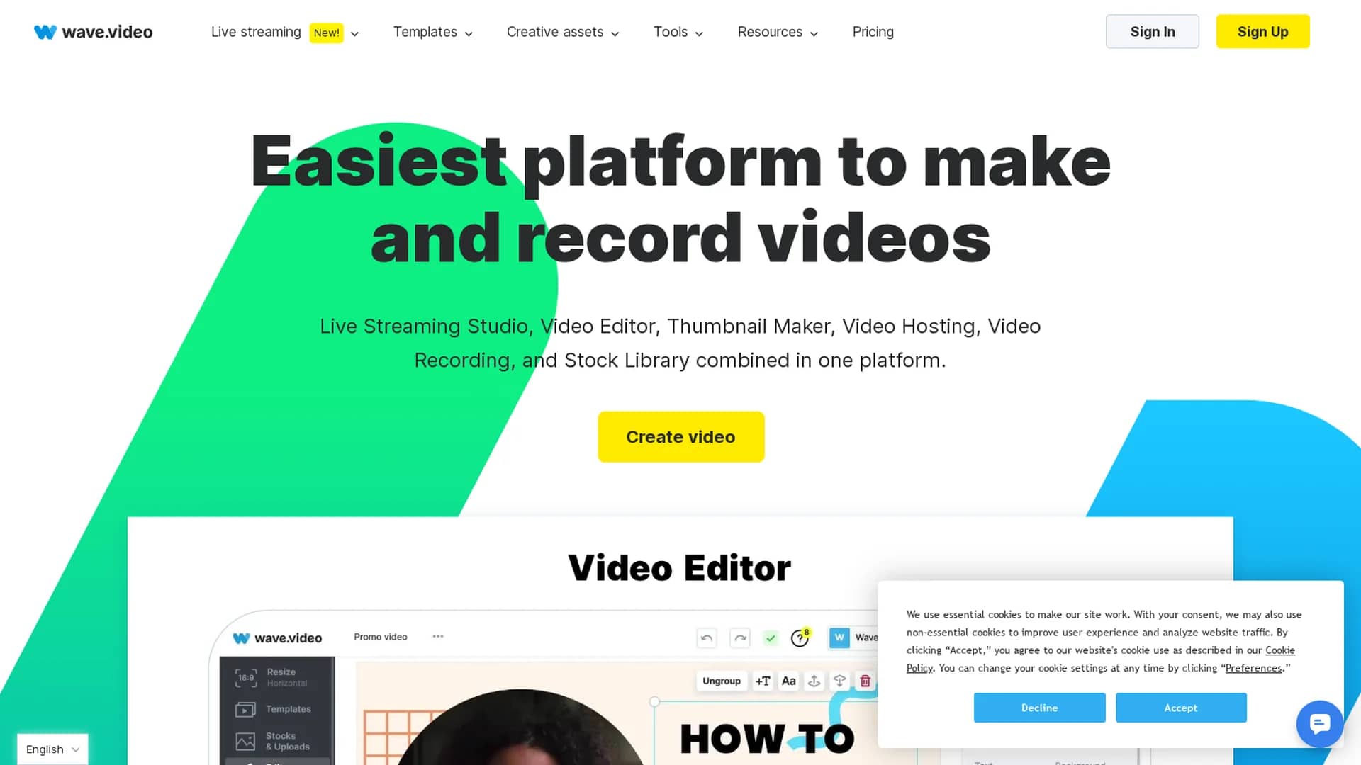 wave-video homepage