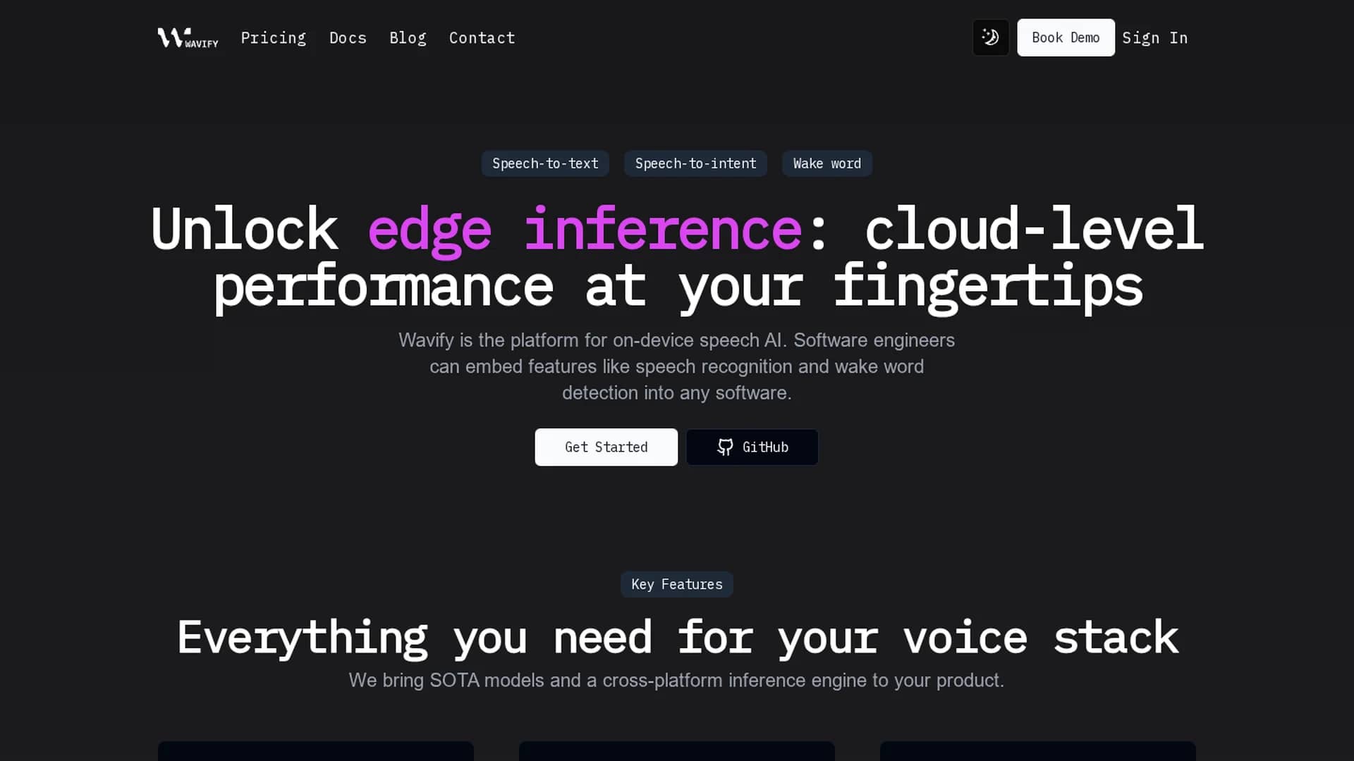wavify homepage