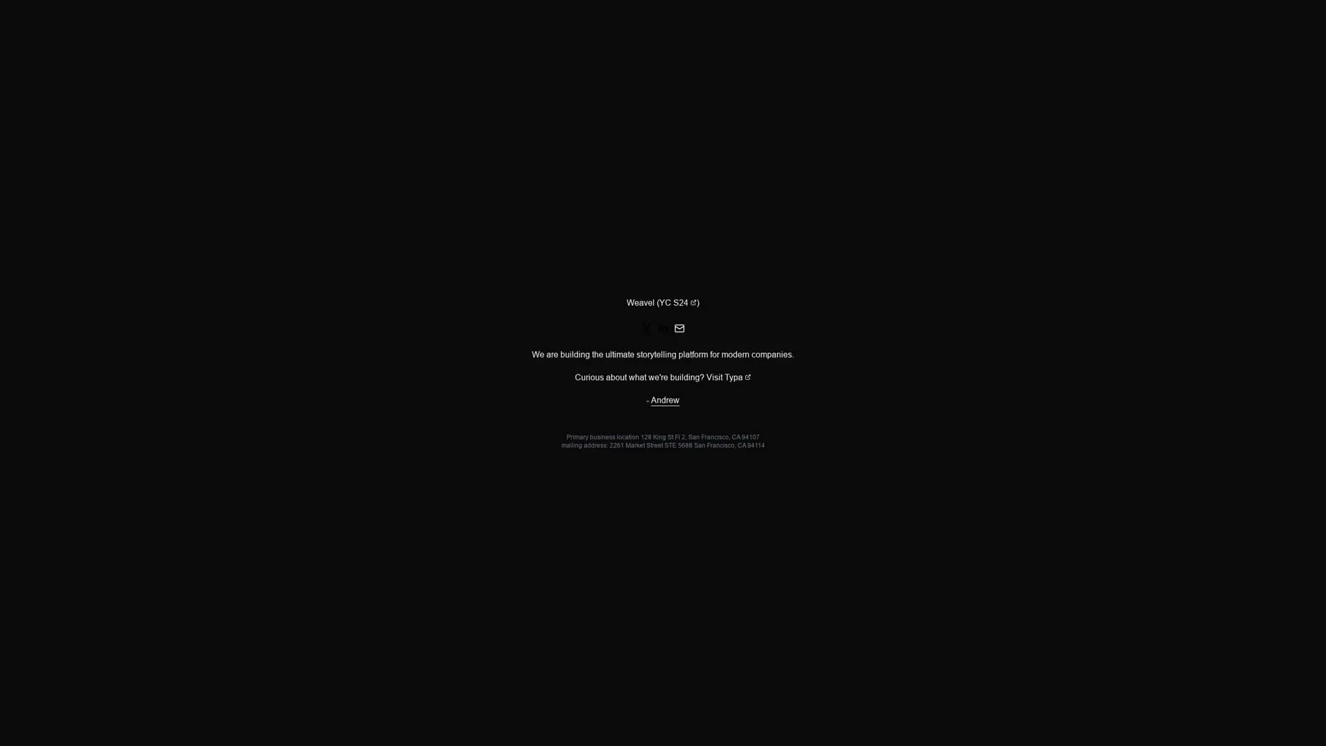 weavel homepage
