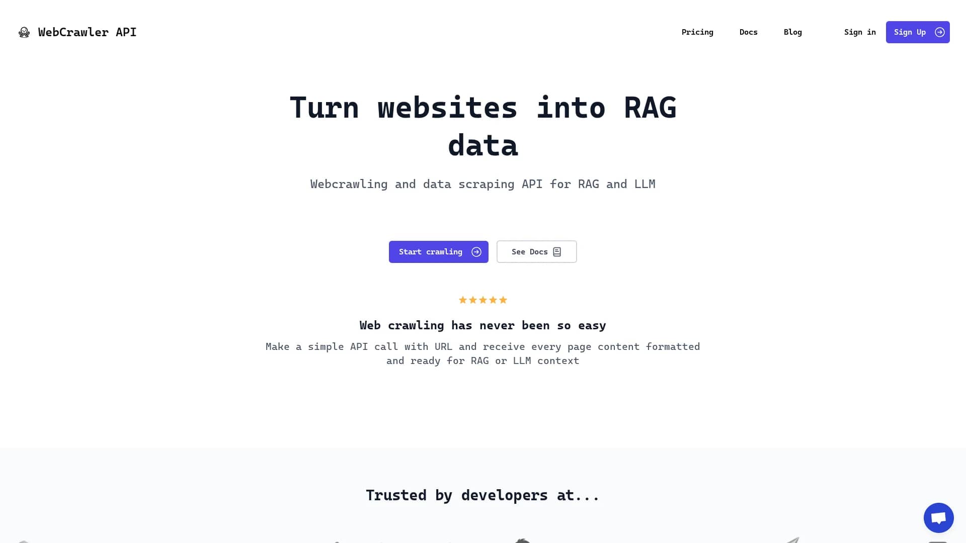 webcrawler-api homepage