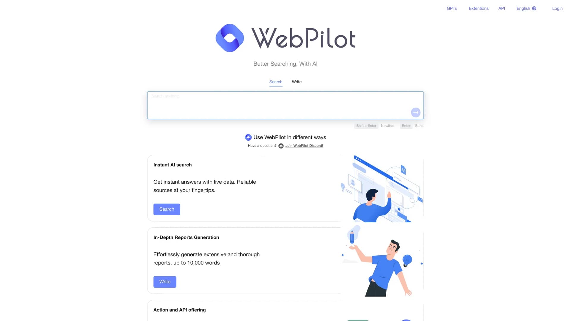 webpilot-ai homepage