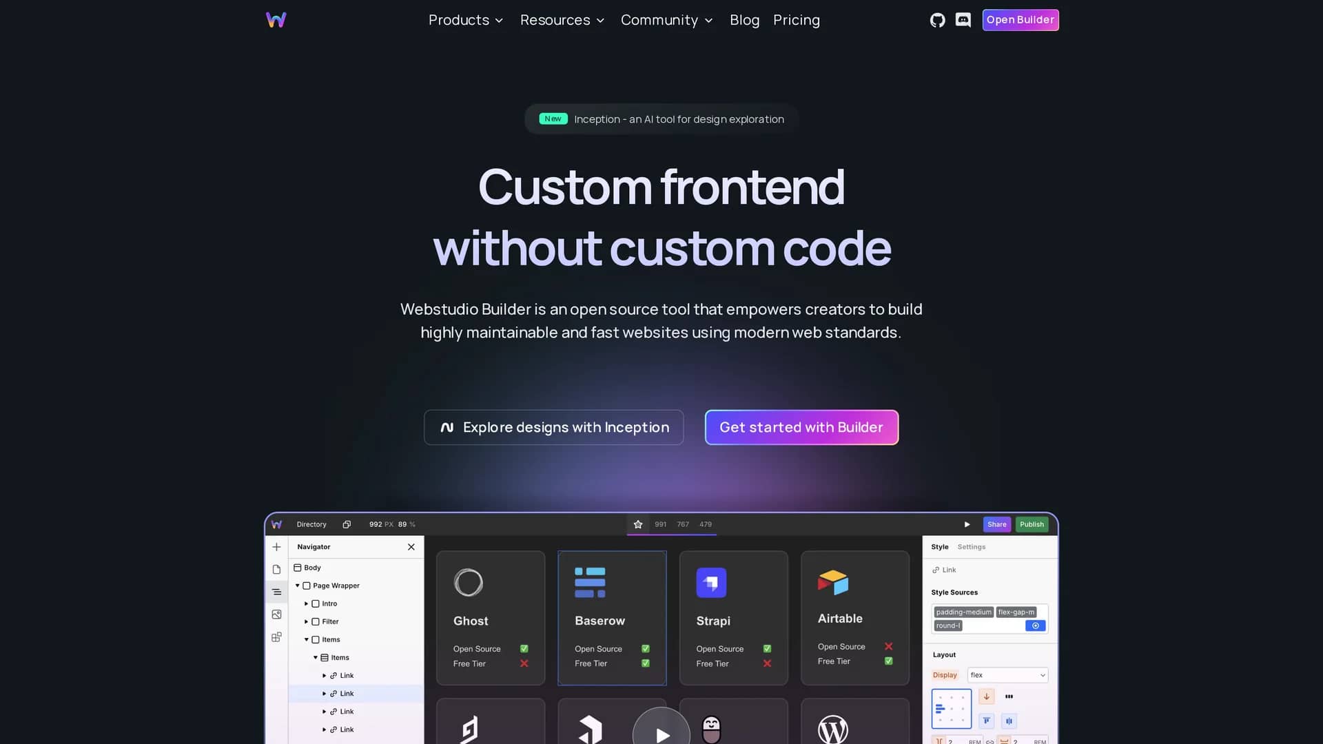 webstudio-ai homepage
