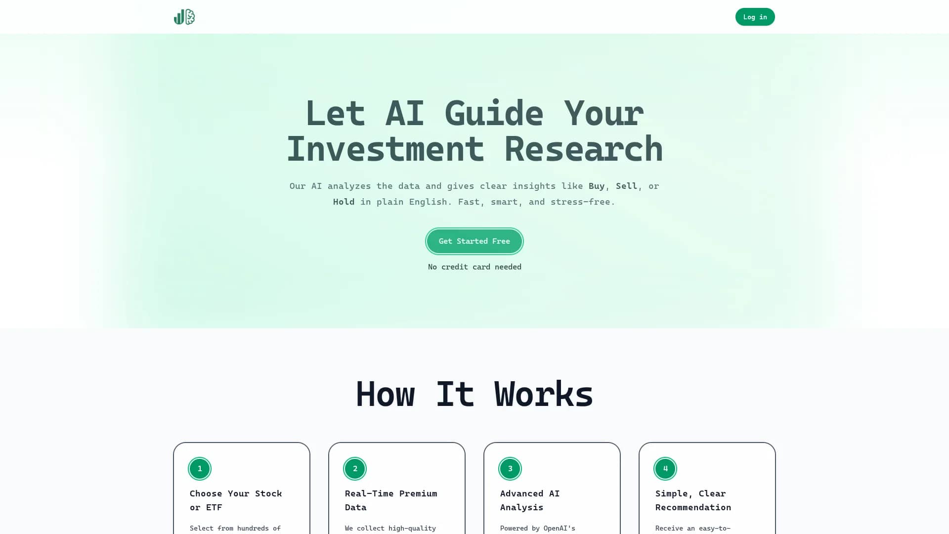 well-trade-ai homepage