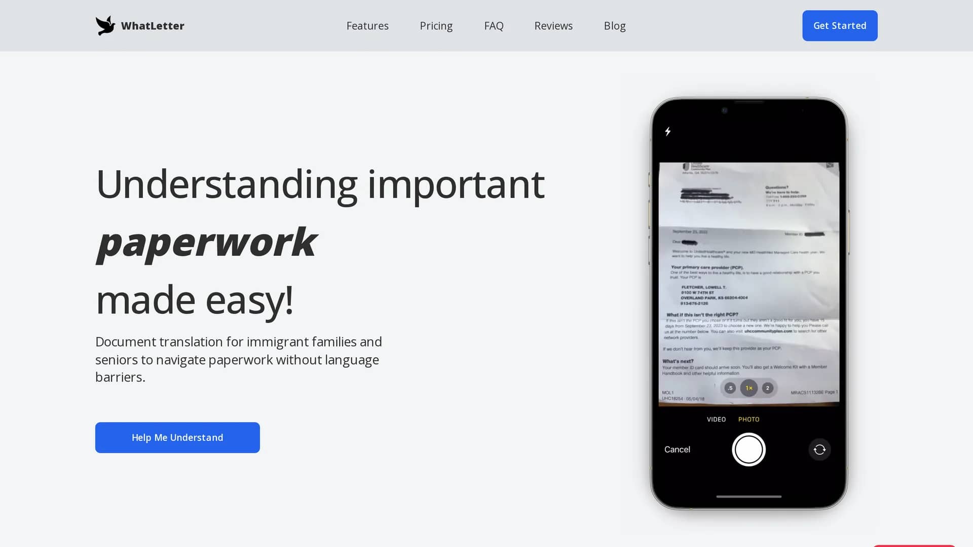 whatletter homepage