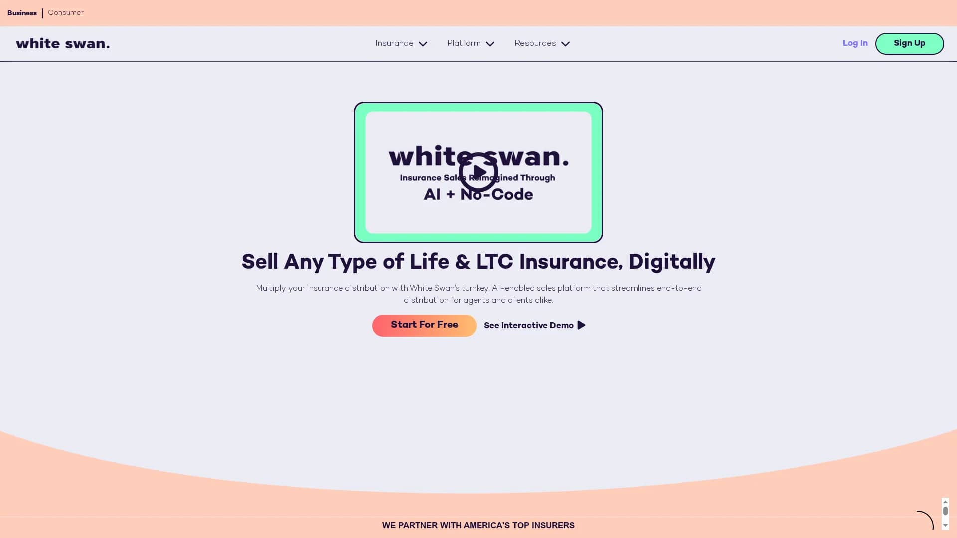 white-swan homepage