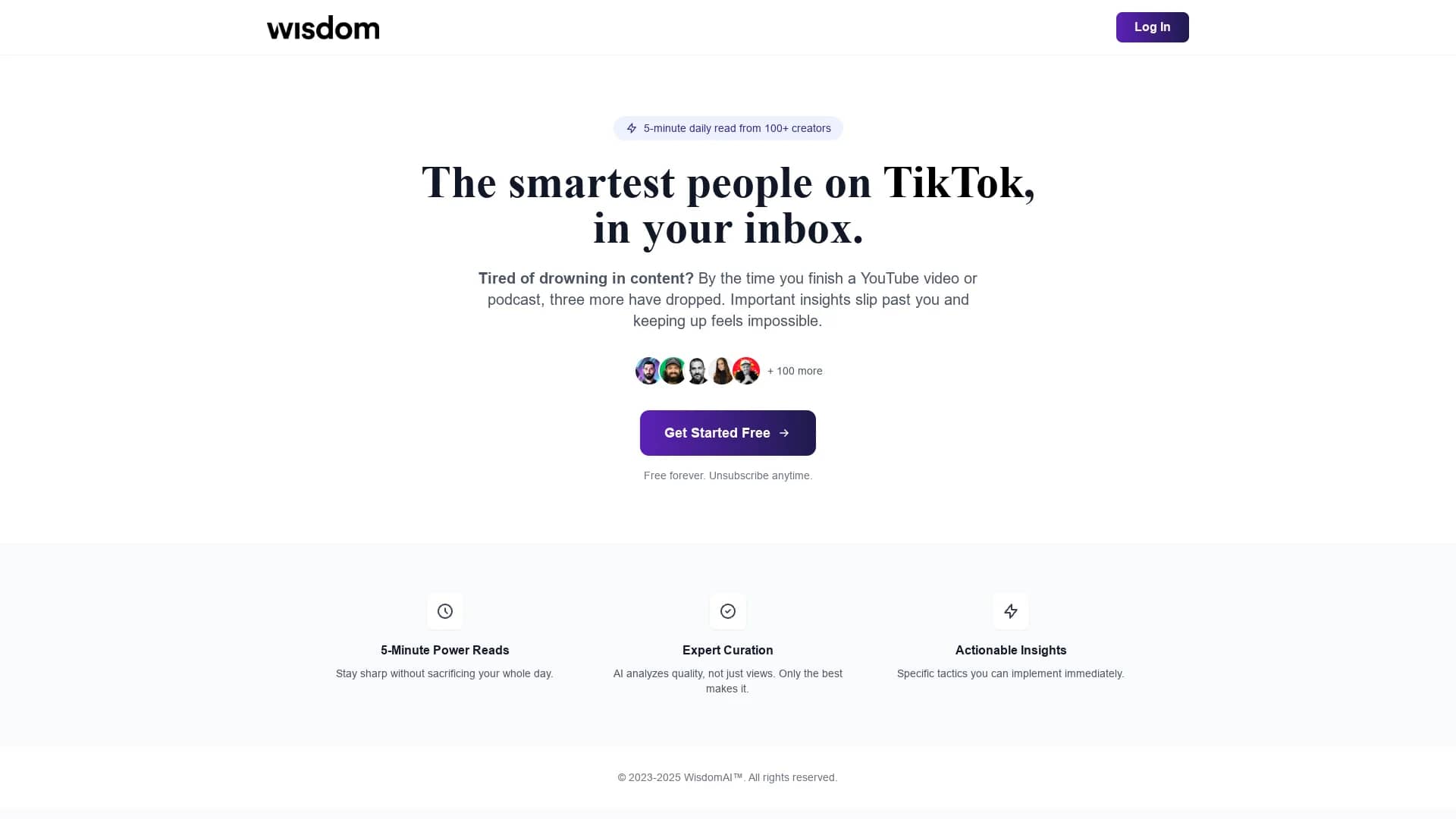 wisdomai-by-searchie homepage