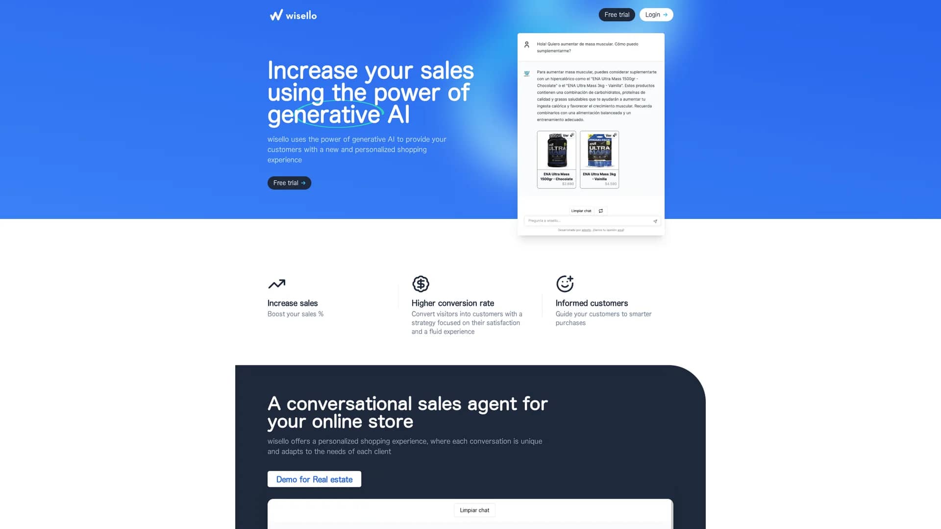 wisello homepage