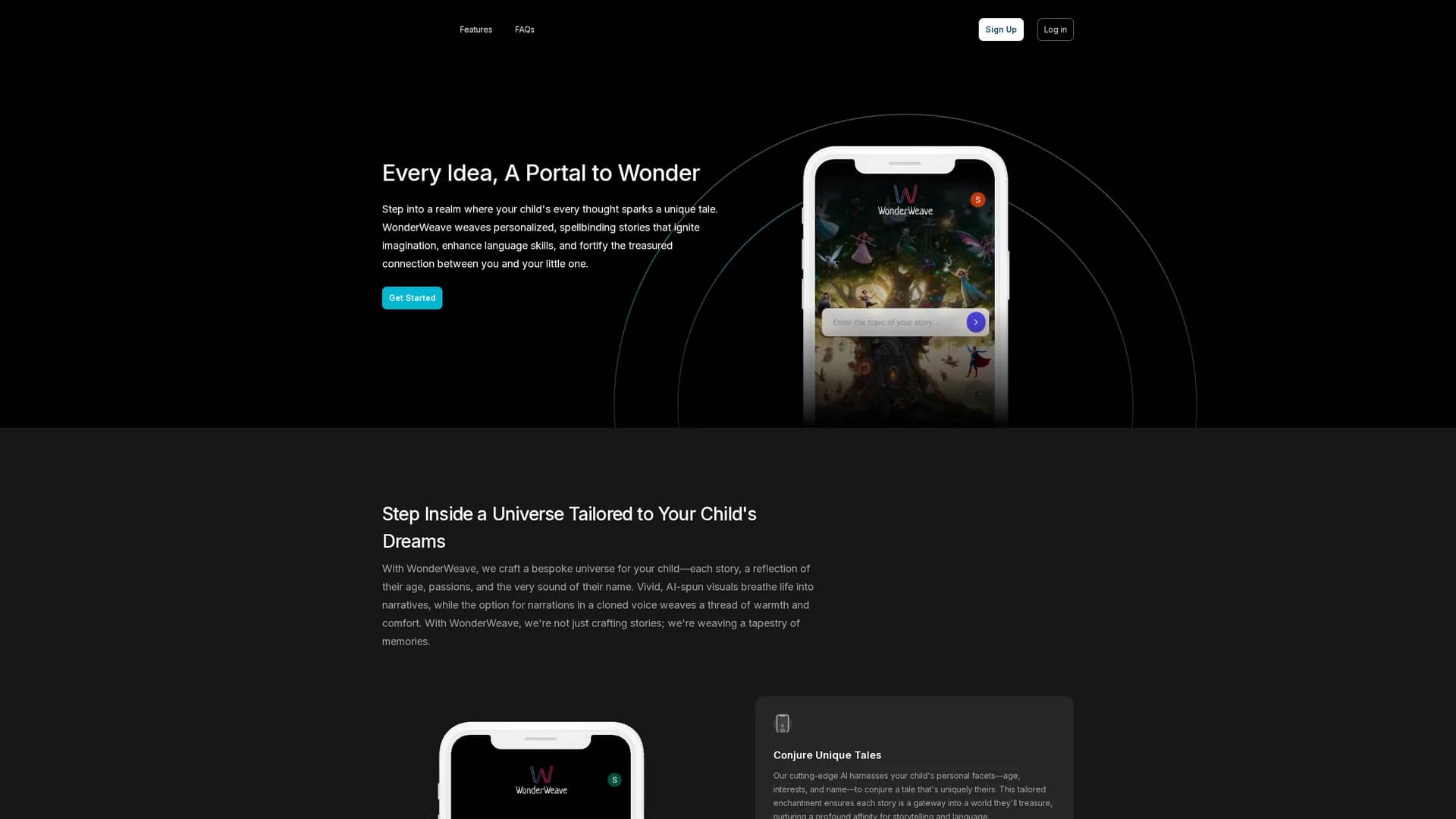 wonderweave homepage