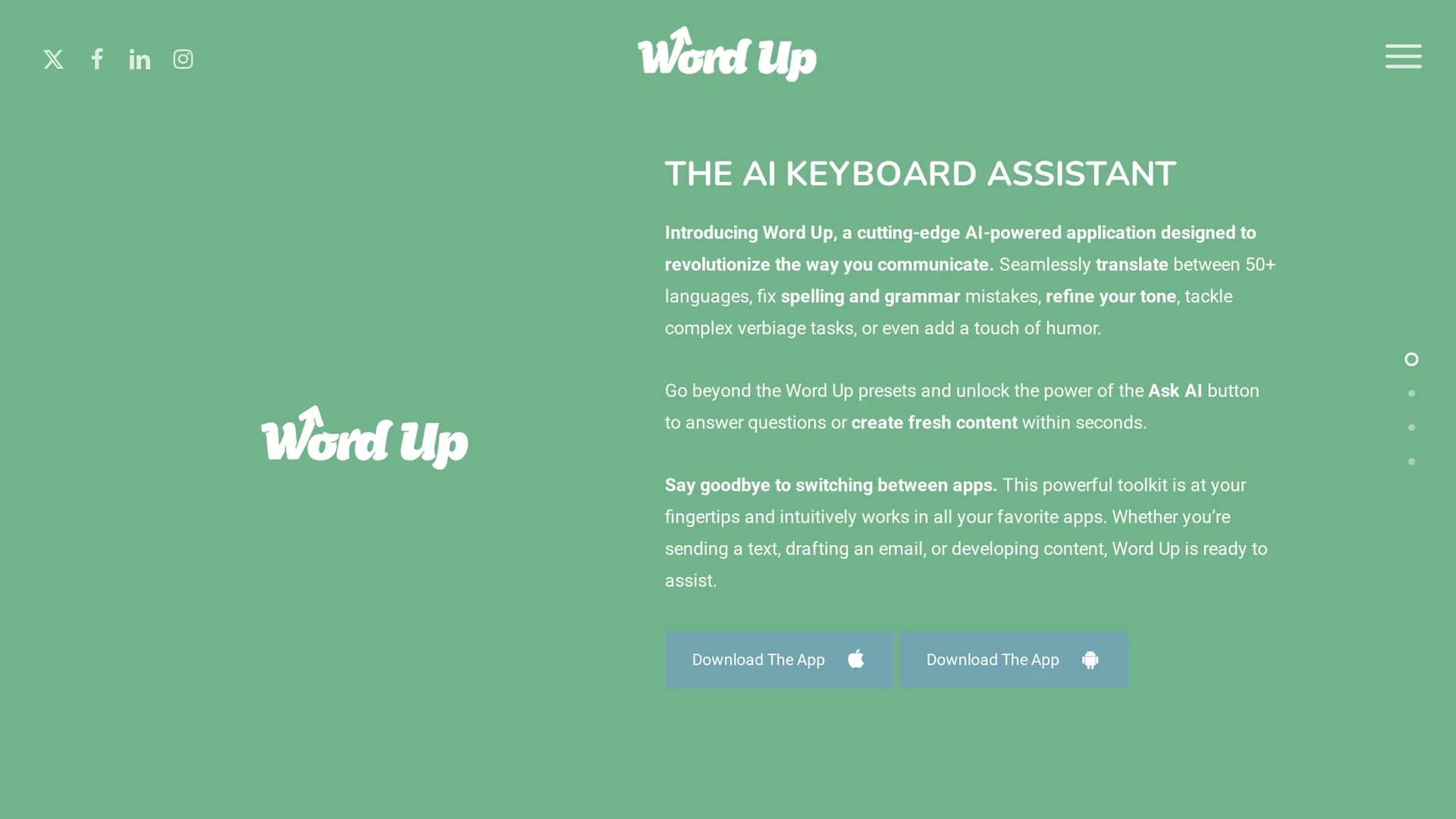 word-up homepage