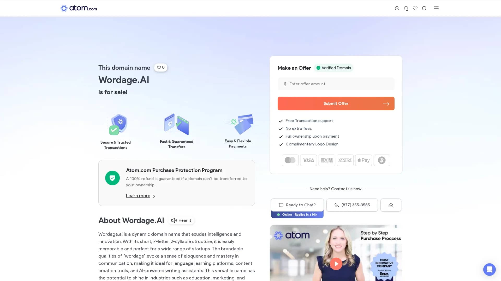 wordage-ai homepage