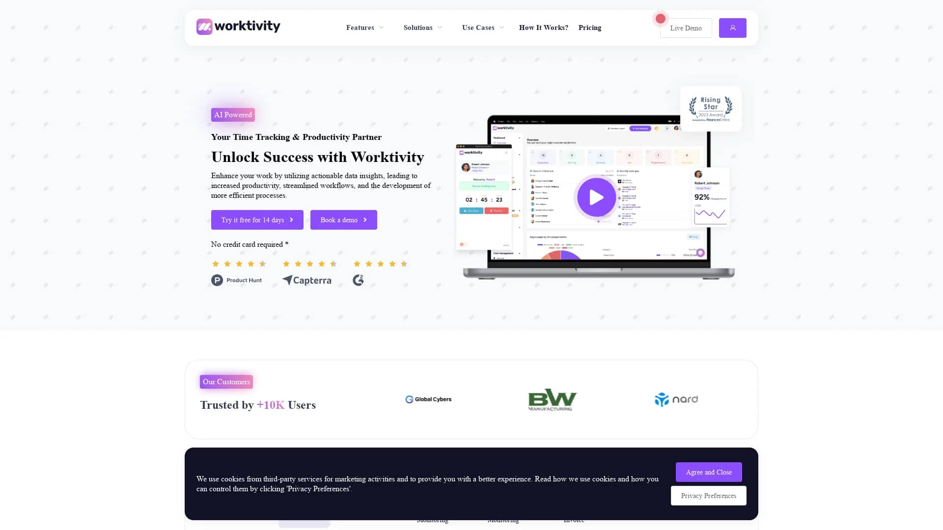 worktivity homepage