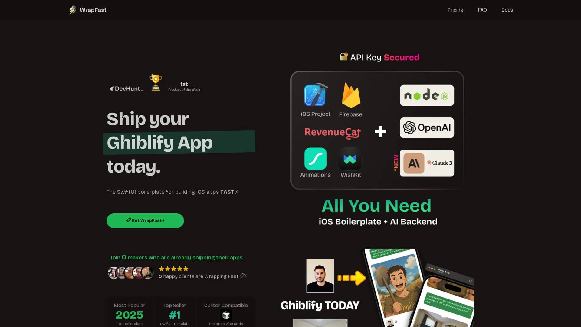 wrapfast homepage