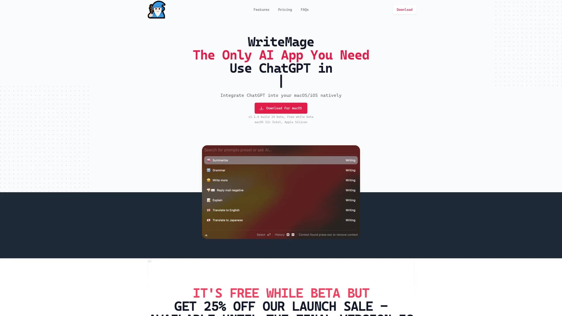 writemage homepage