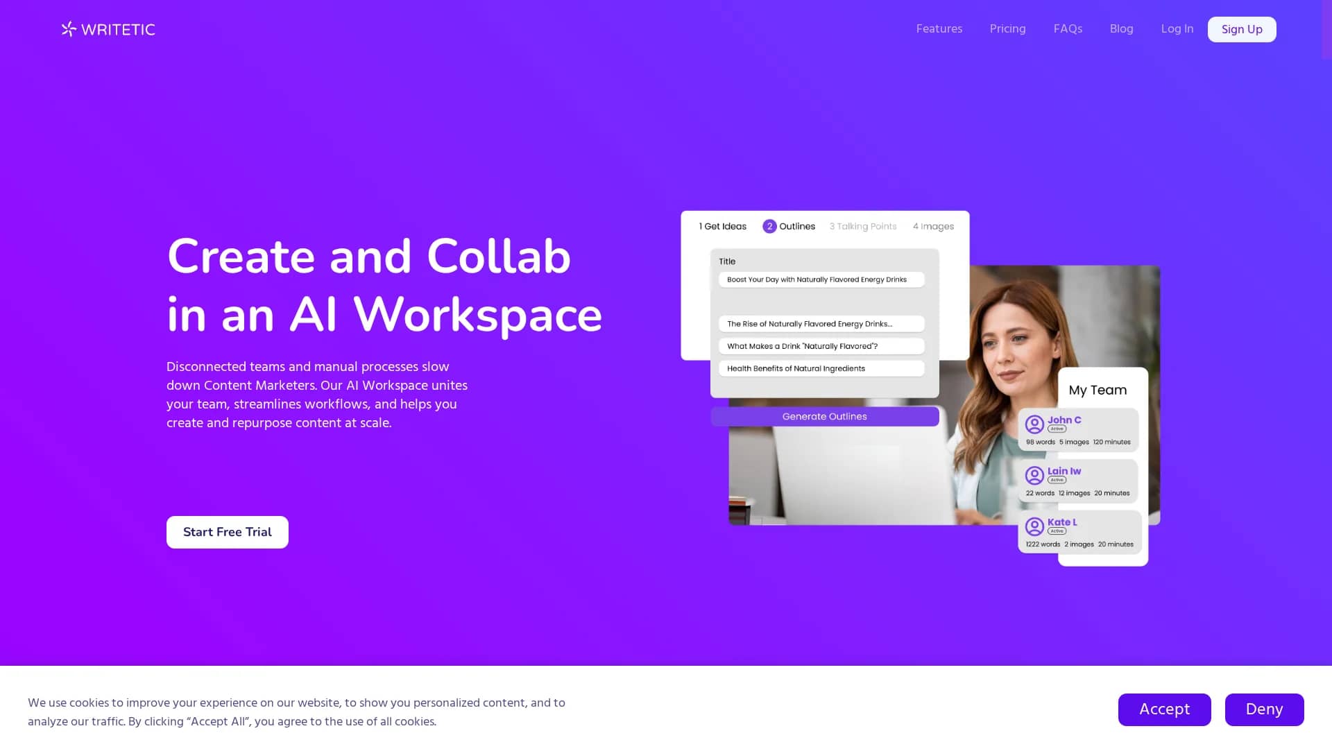 writetic homepage